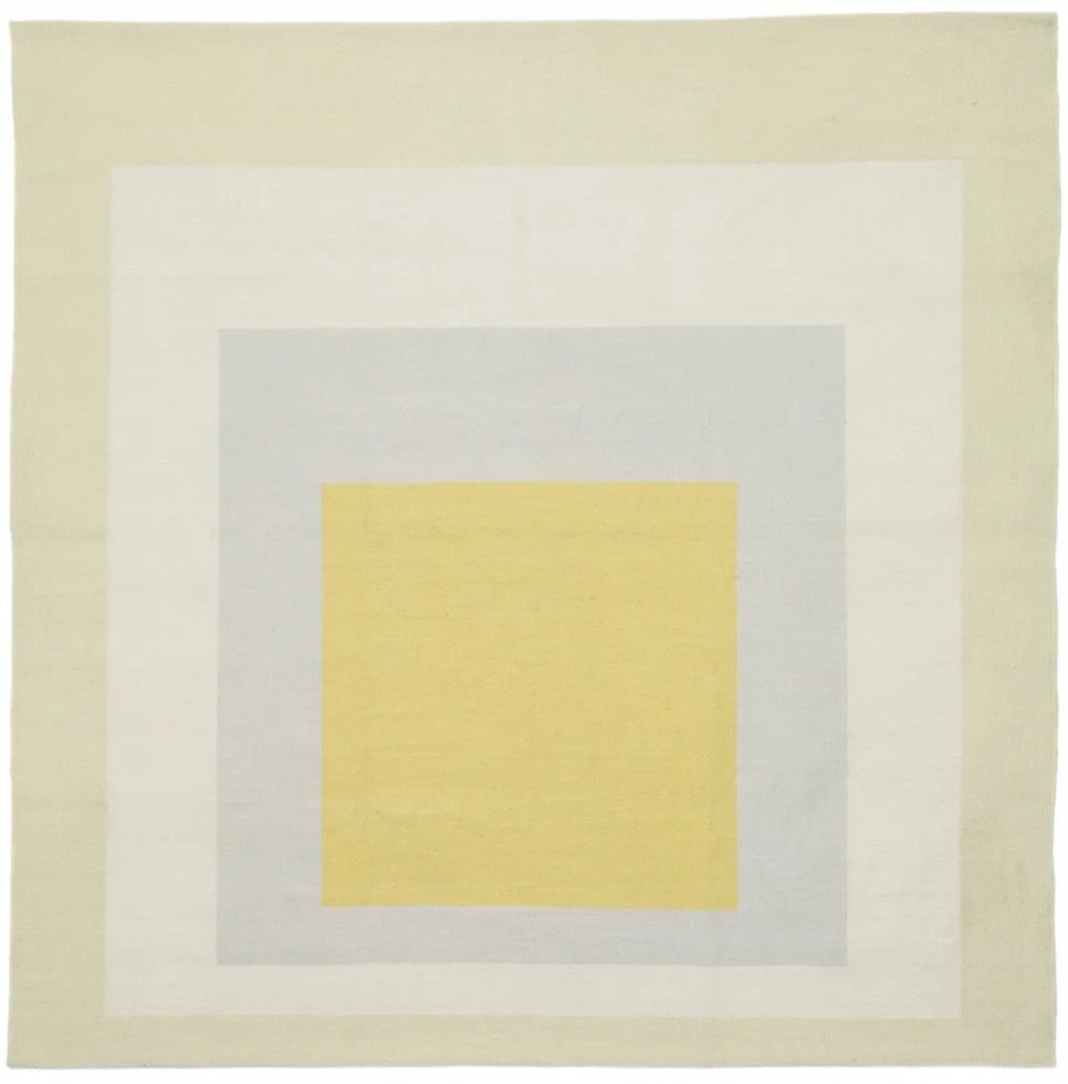 Homage to the Square : Yellow Eden by Josef Albers  4' x 4'