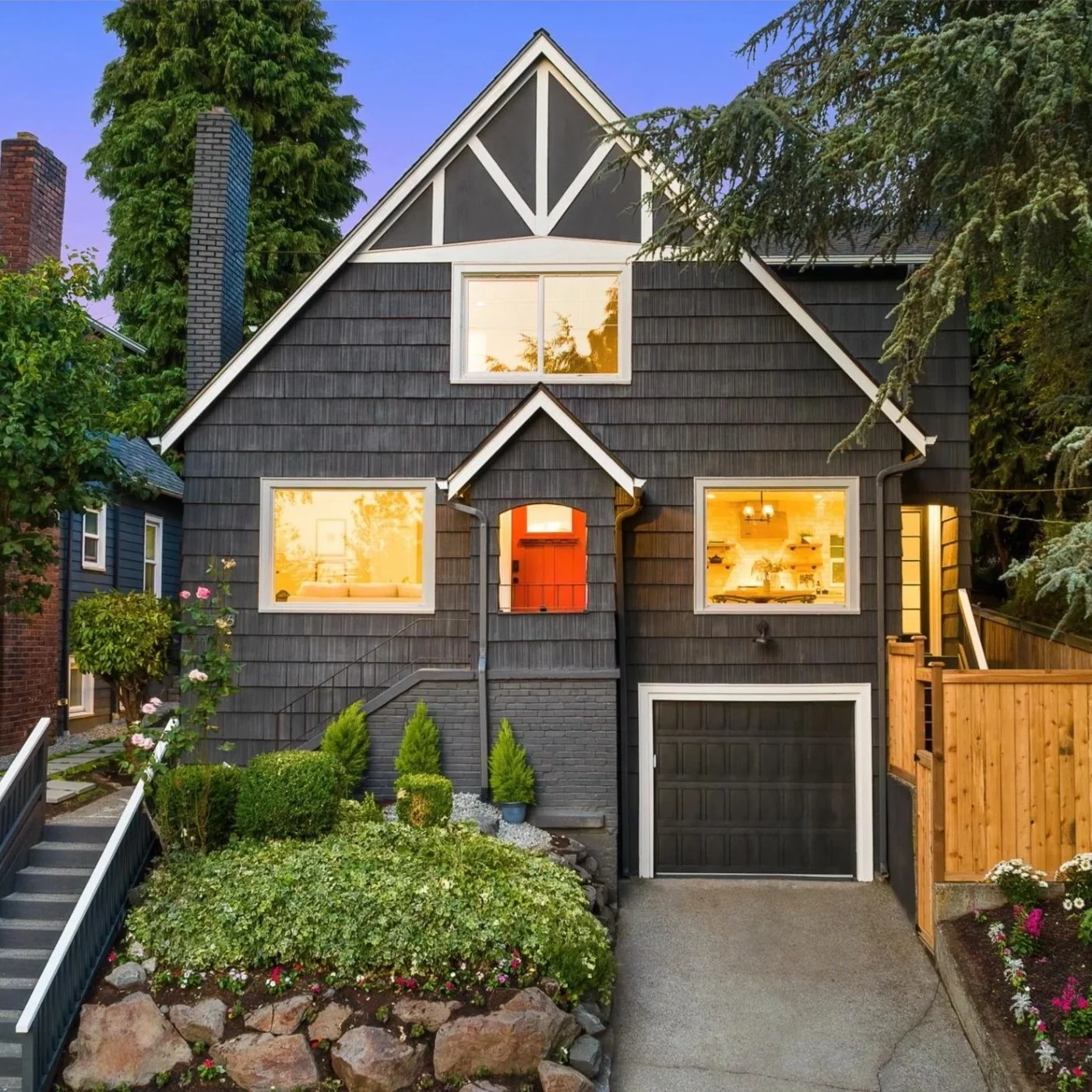 The Mount Baker Tudor Renovation Exterior