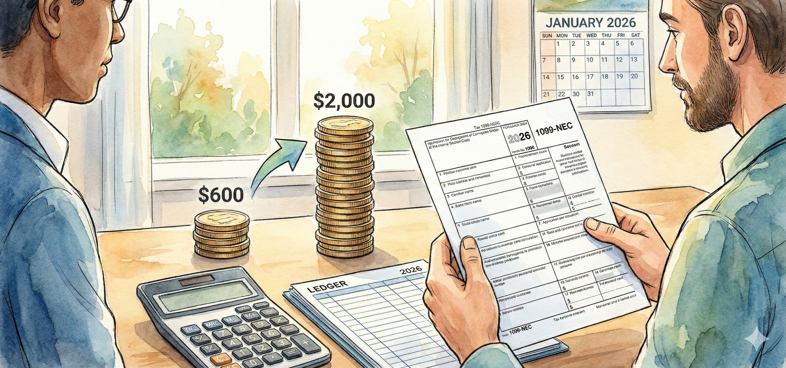 The New 1099 Threshold for 2026