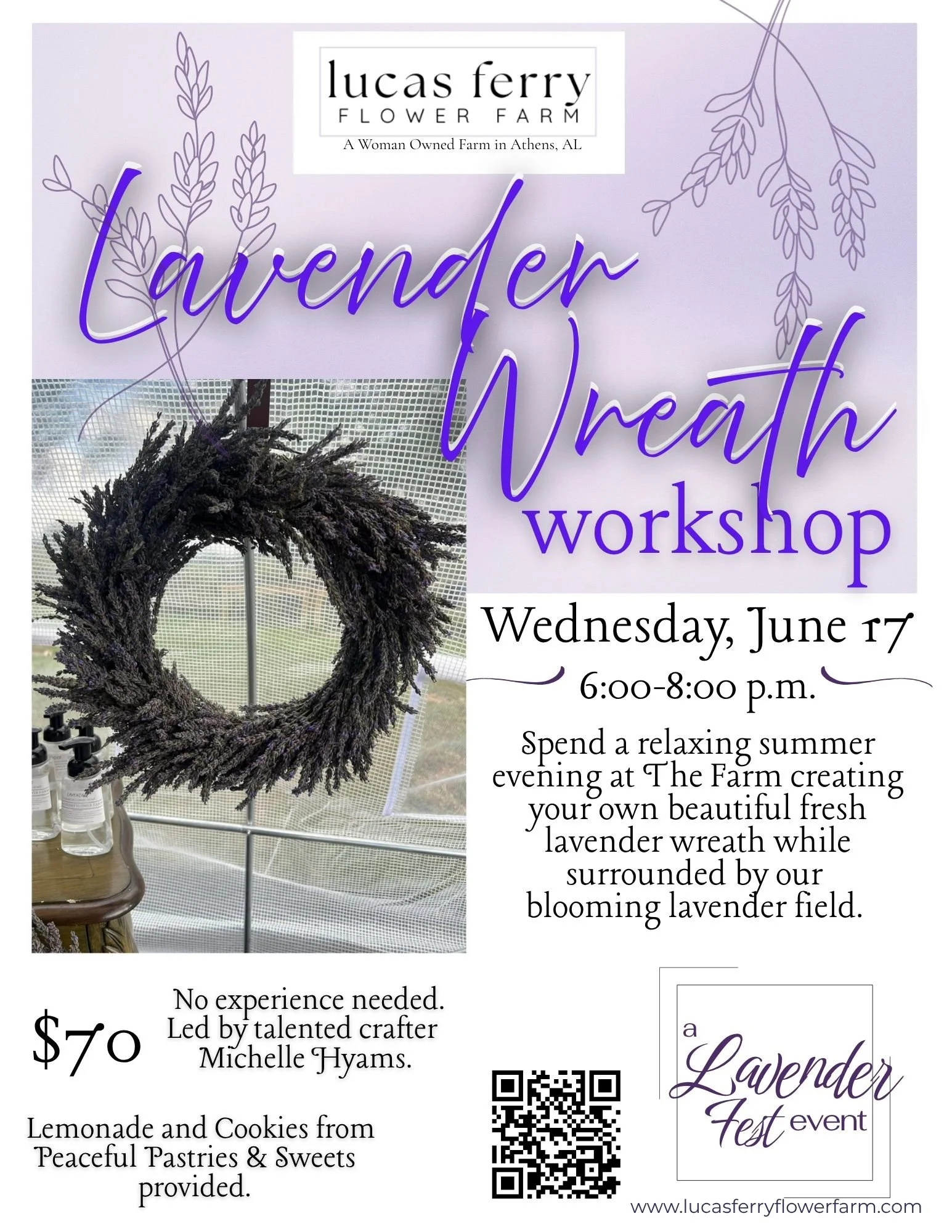 Lavender Wreath Making Workshop