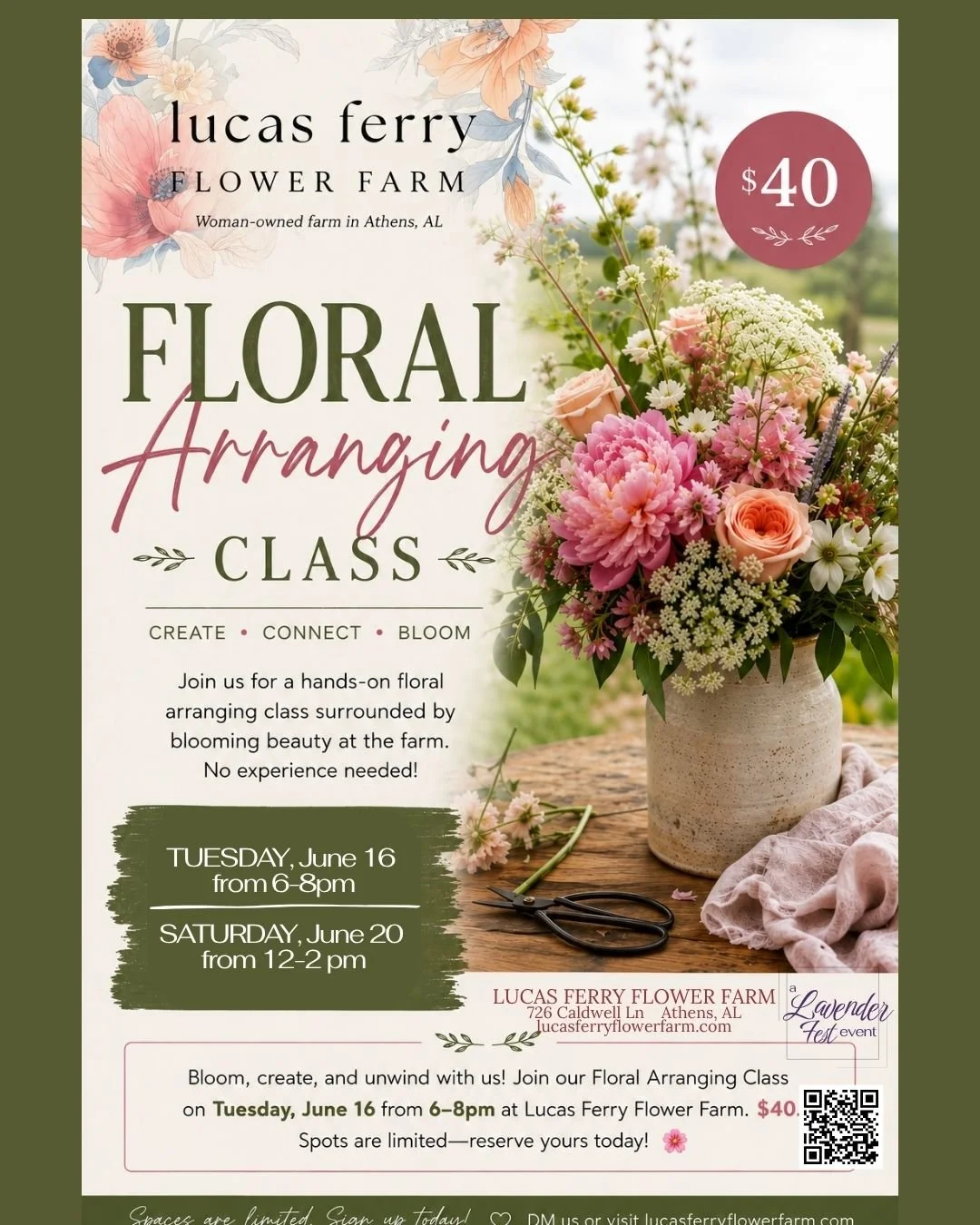 Floral Arrangement Class