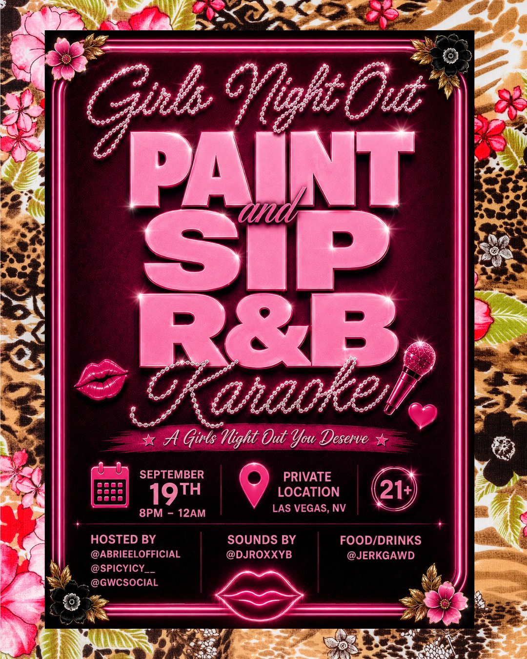 Girls Night Out Paint & Sip R&B Karaoke - General Admission Ticket