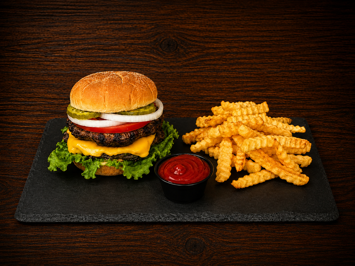 8. 1/2 lb Burger Meal