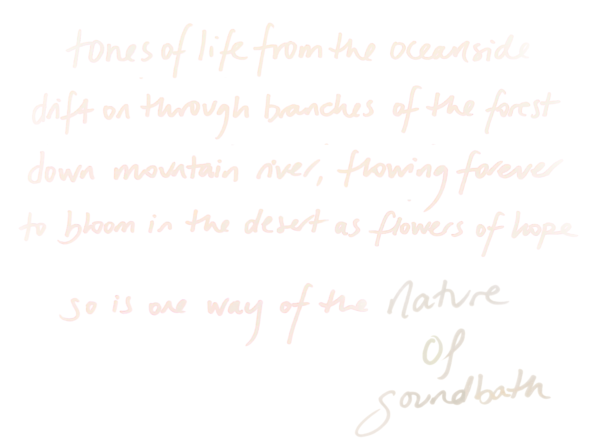 tones of life nature of soundbath poem elisa crawford