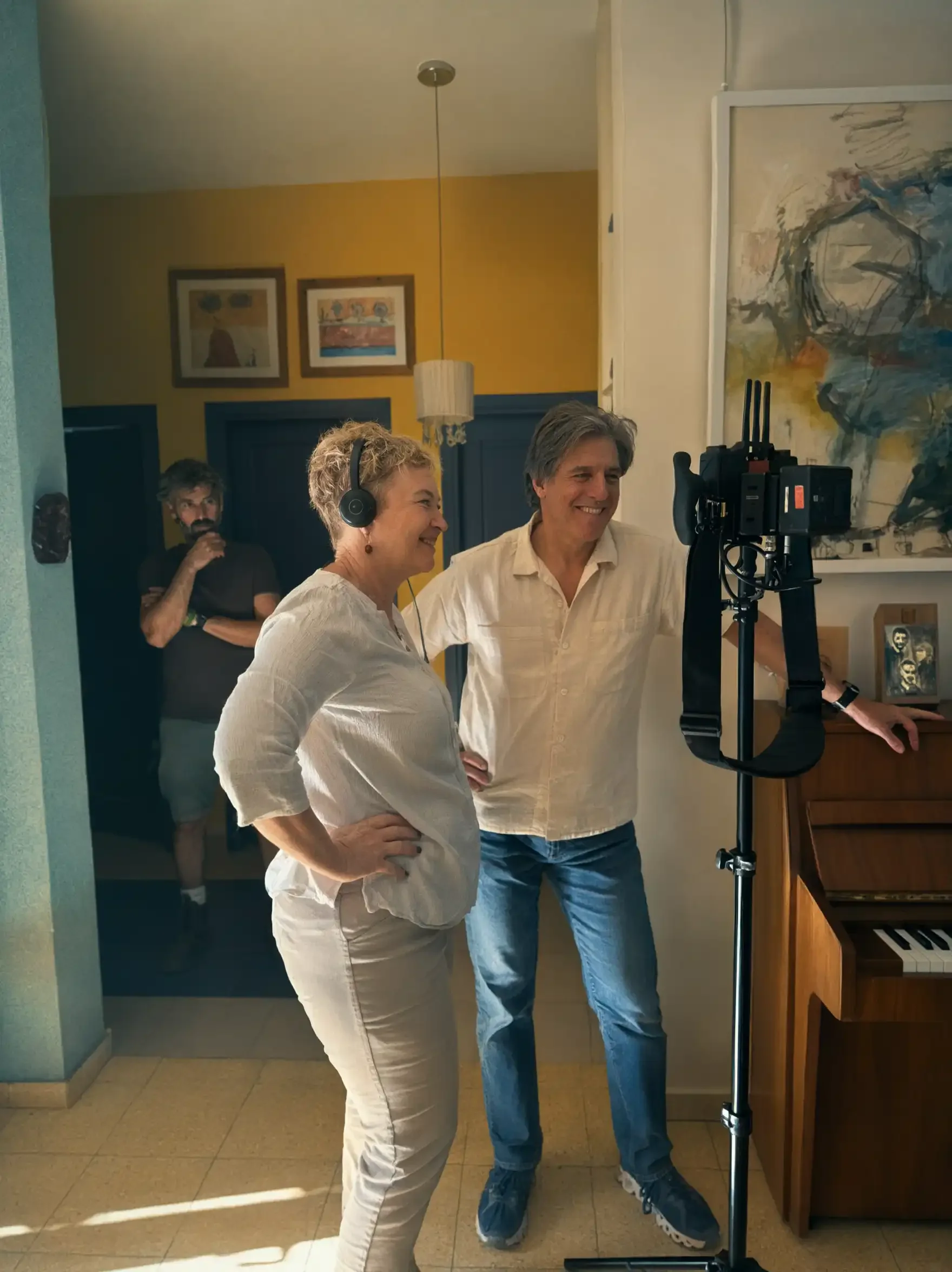 Behind the scenes on the set of The Choice