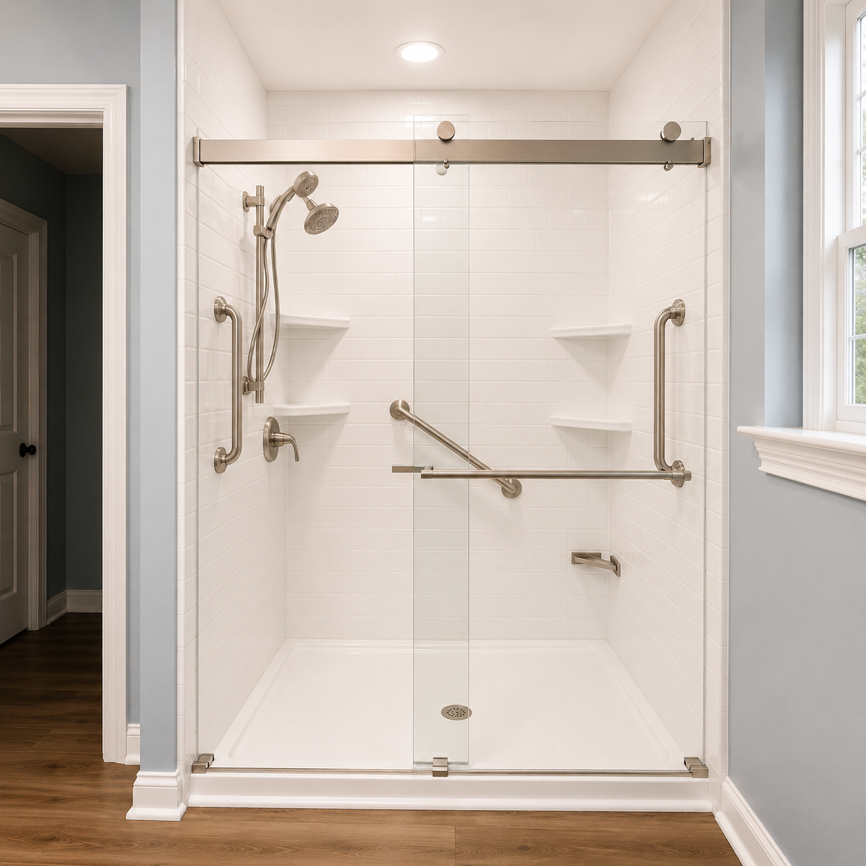Tub to Shower Conversion Chattanooga Remodeler