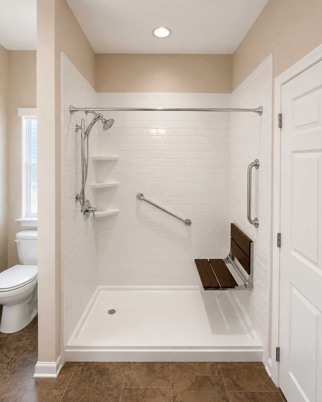 White Walk In Shower Chattanooga