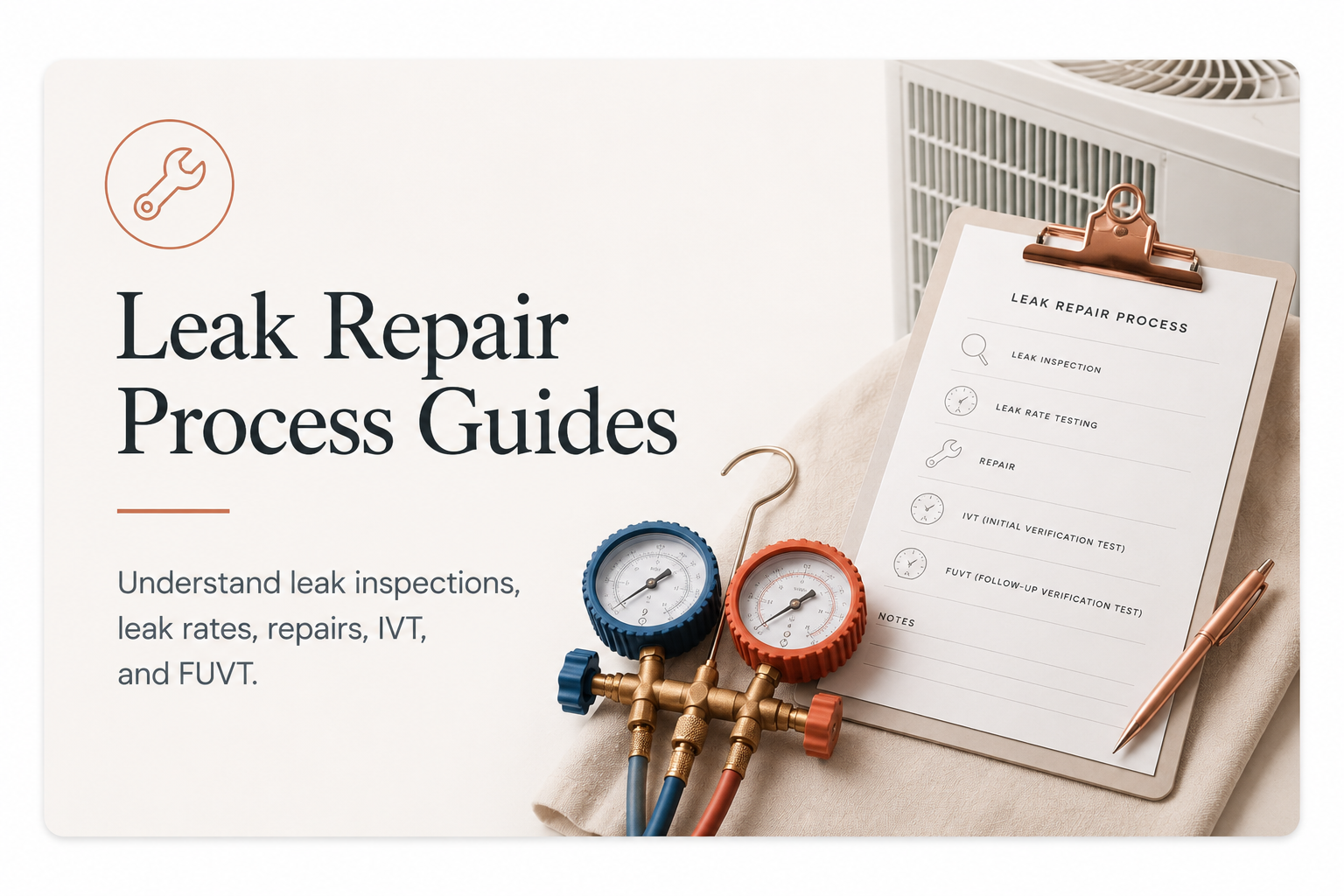 Leak Repair Process Guides