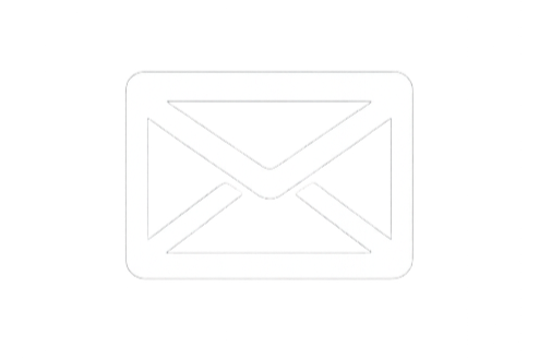 White email or message icon on black background.