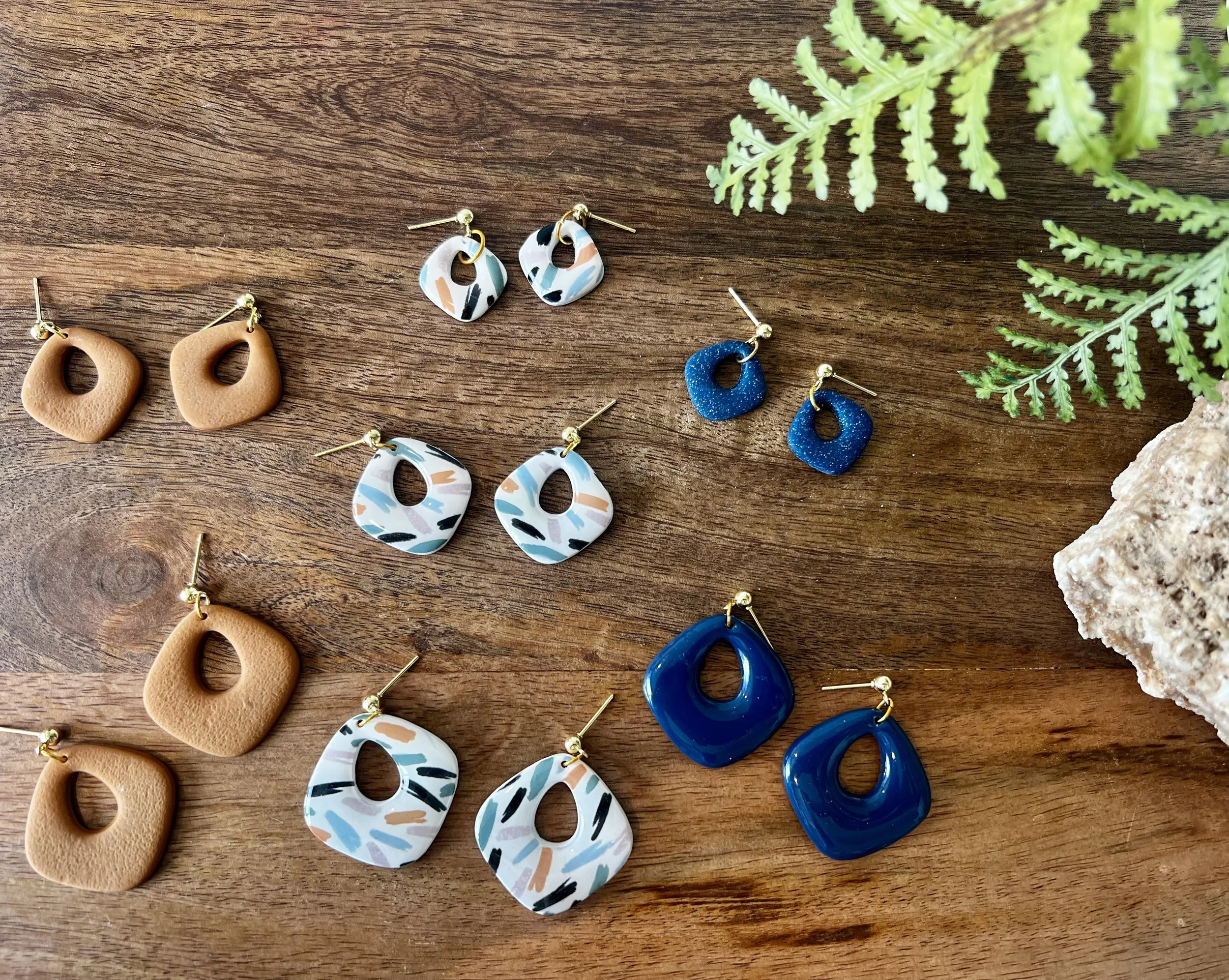 Painted Earth Pillow Dangles