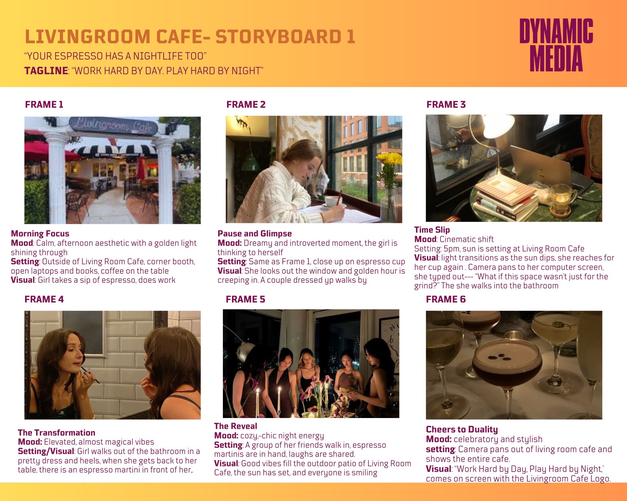 Storyboard with Images