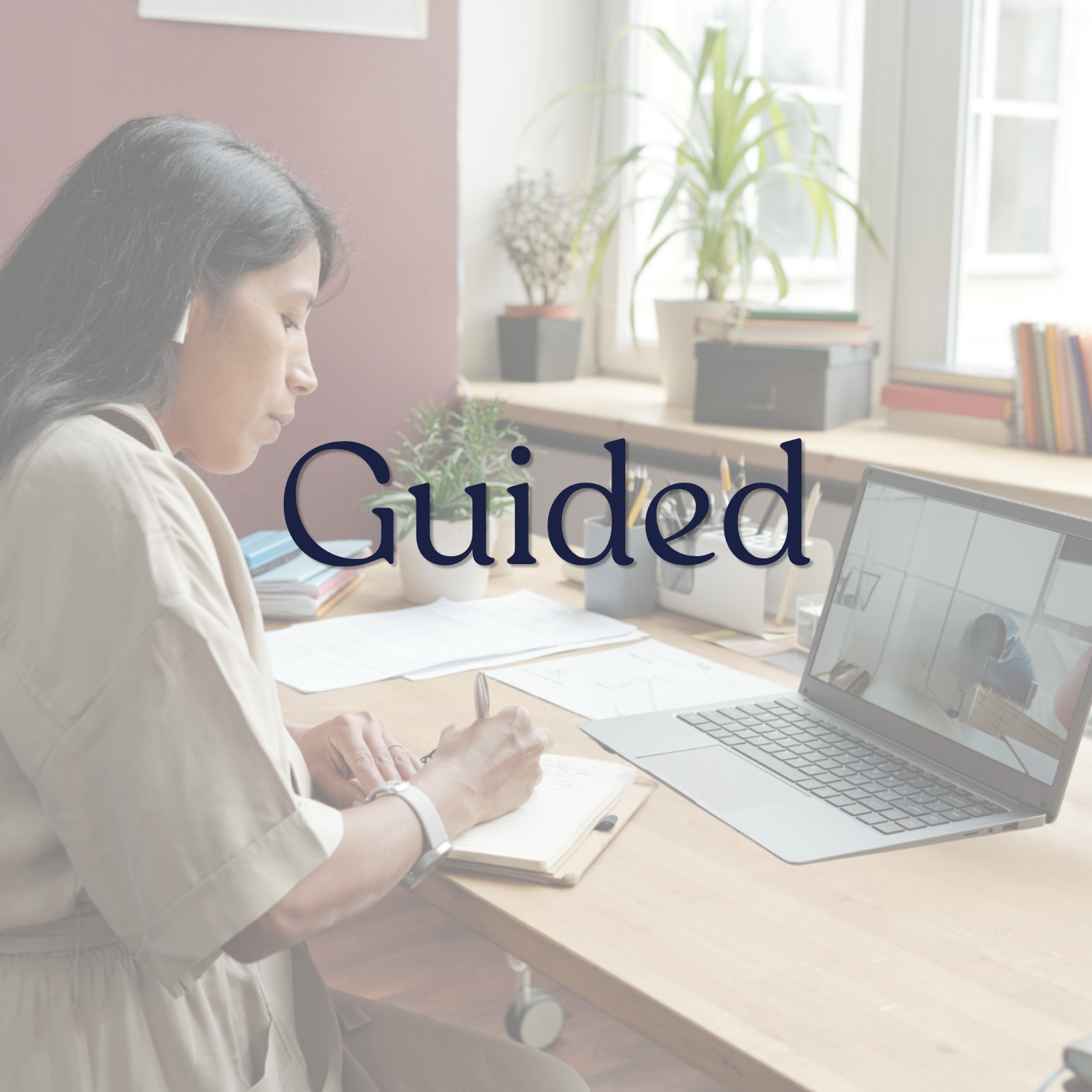 The word 'Guided' is overlaid on the image.
