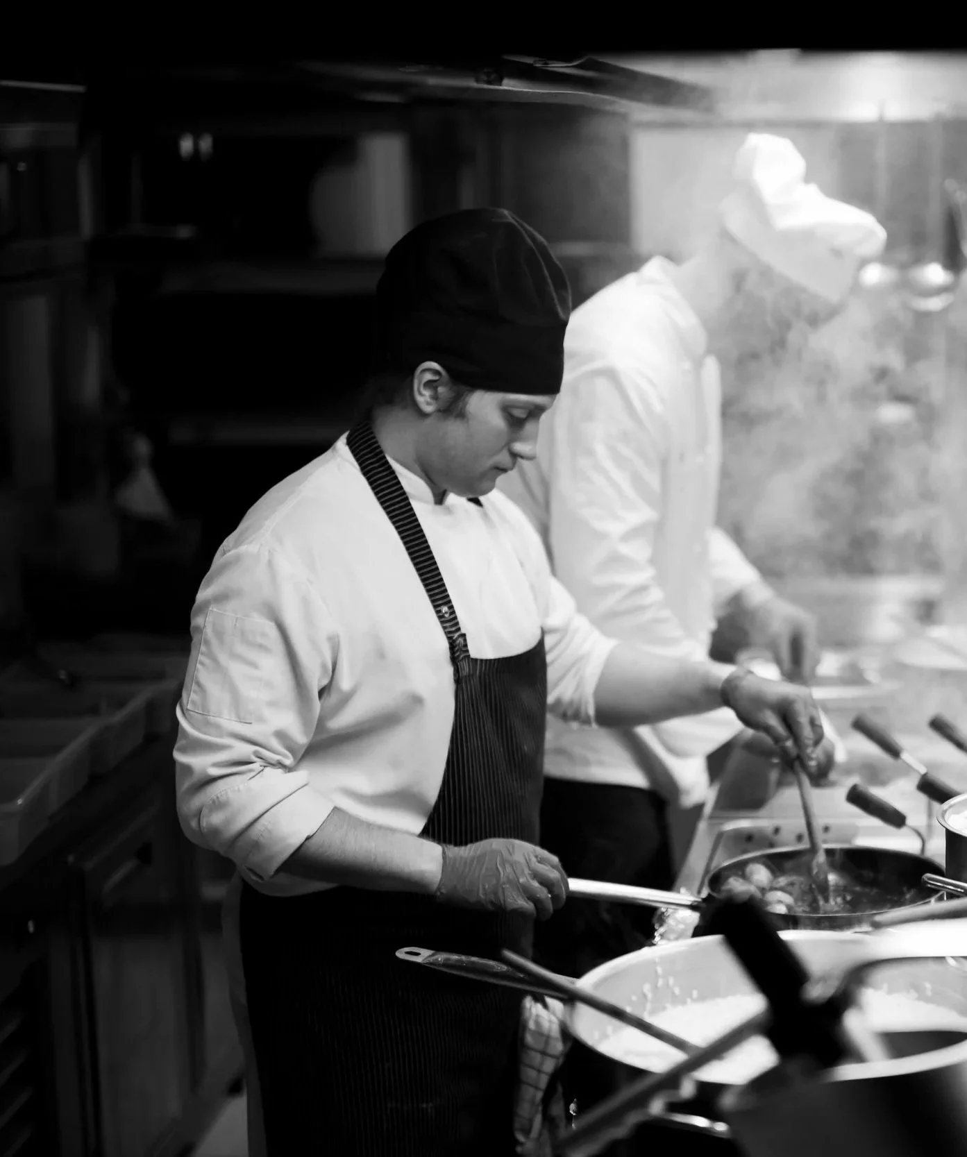 Chef cooking