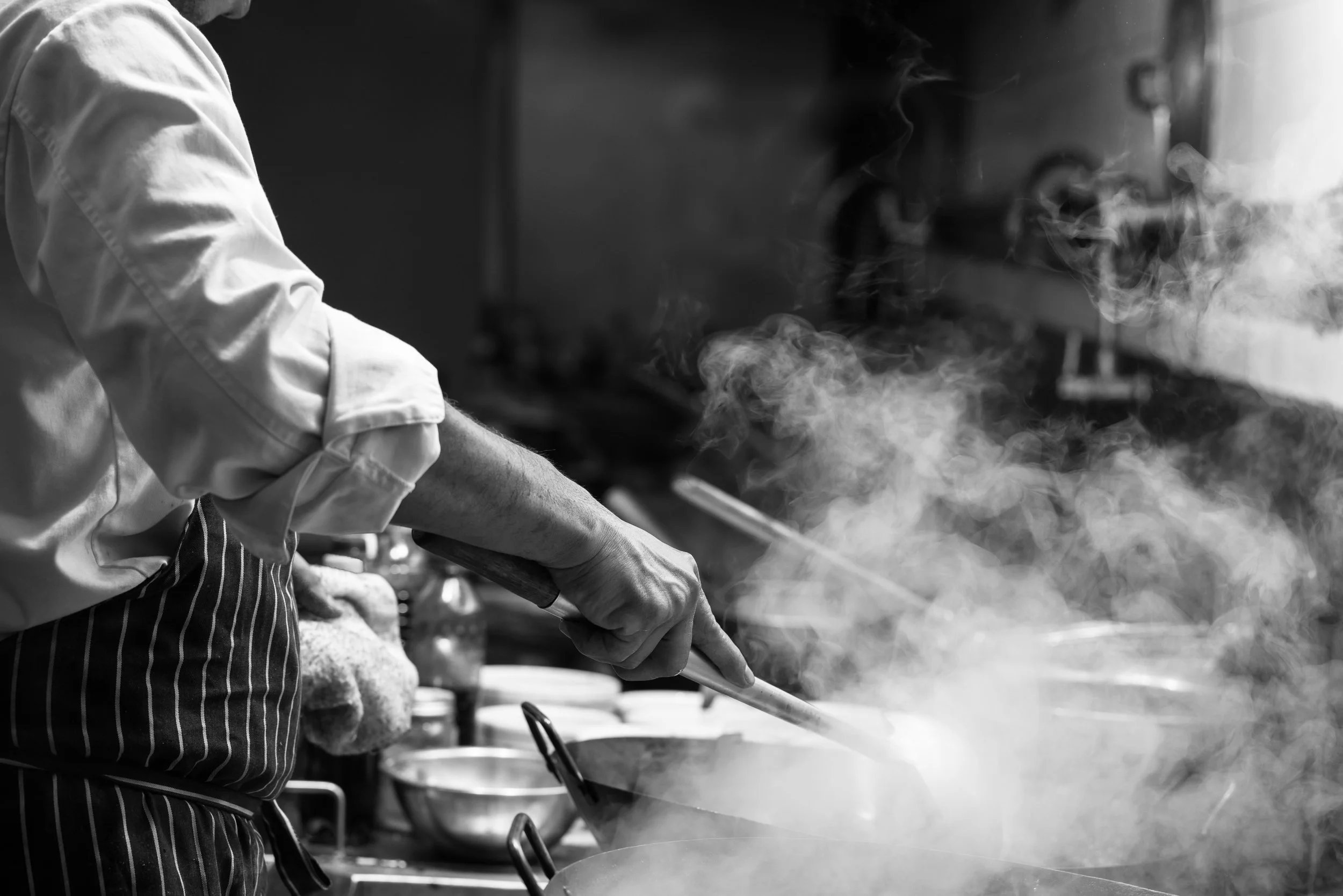 Chef cooking