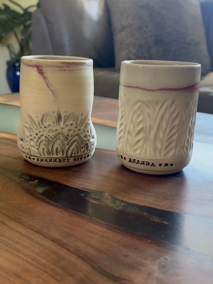 Warning: Radiomud may cause spontaneous deep breaths.

One of these cuties found a home last Sunday 💛

The other is resting, quietly radiating bliss.
You can find it at Yoga MCC Boutique in Marda Loop&mdash;
where I&rsquo;m also teach yoga throughou