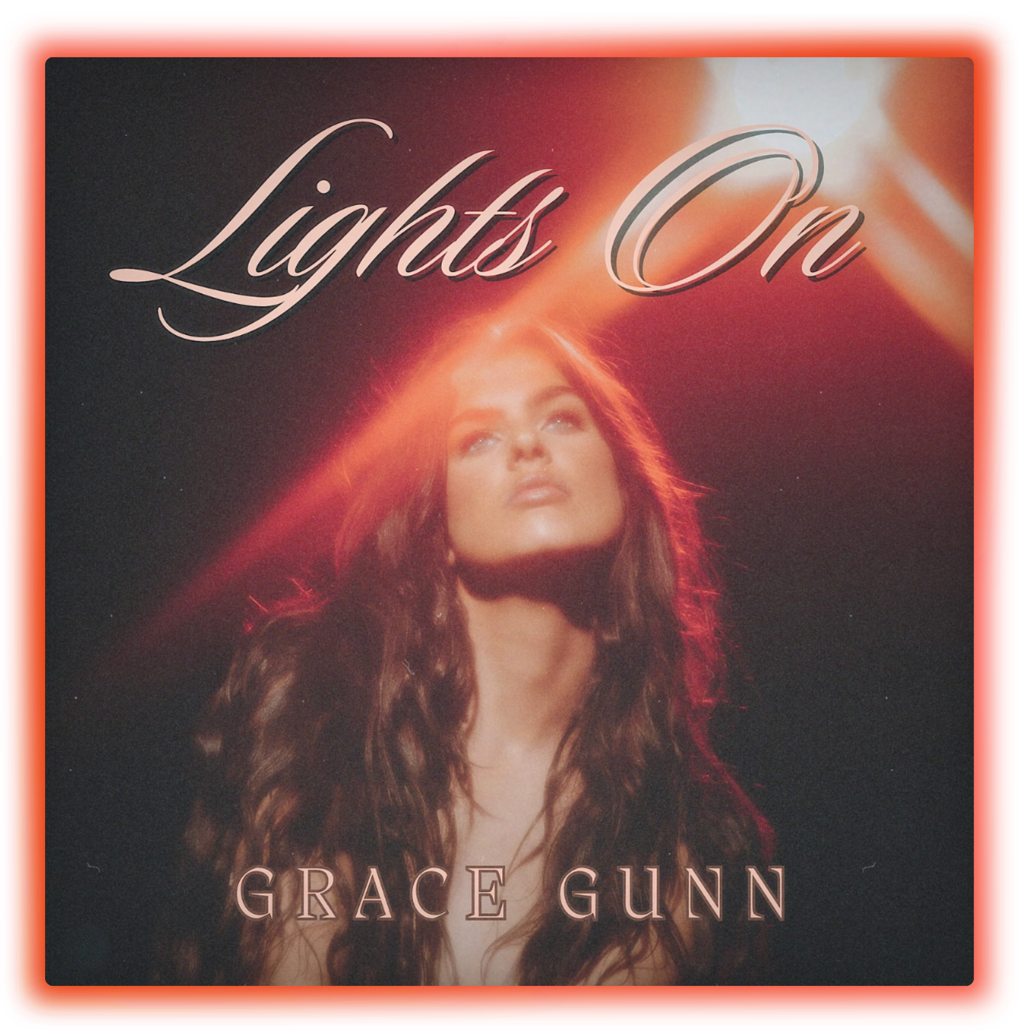 Lights On single artwork featuring Grace Gunn