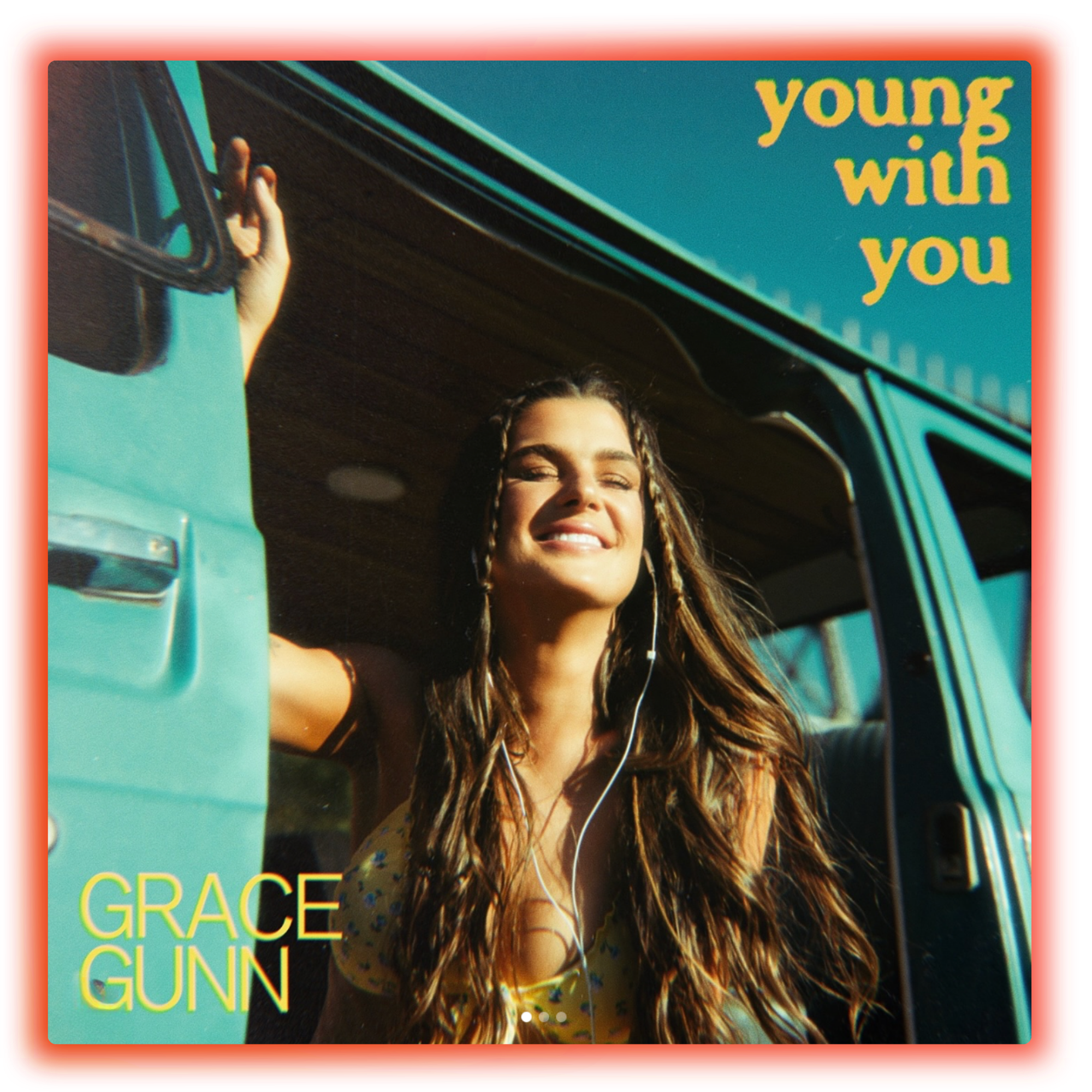 Young With You album cover by country artist Grace Gunn