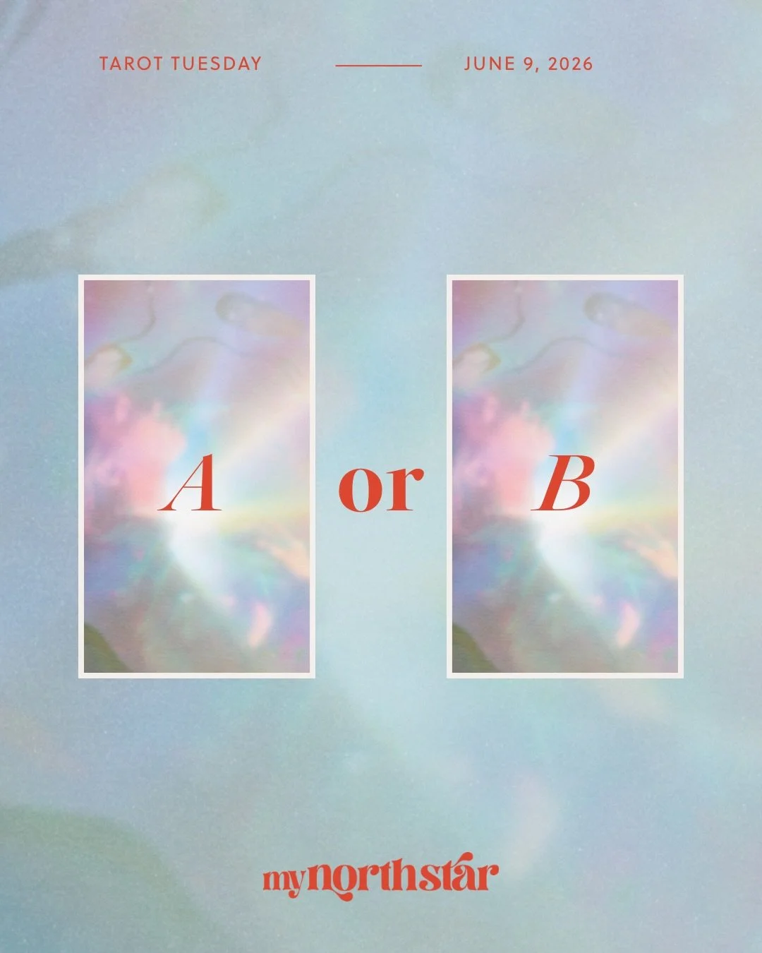 ✦ A message from My North Star awaits. Which card is guiding you today, A or B? ✦

A &mdash; 4 of Swords
🕊️🛏️🌙🕯️

If you chose A, the 4 of Swords arrives as an invitation to pause. This card speaks of rest, recovery, and creating space to reconne