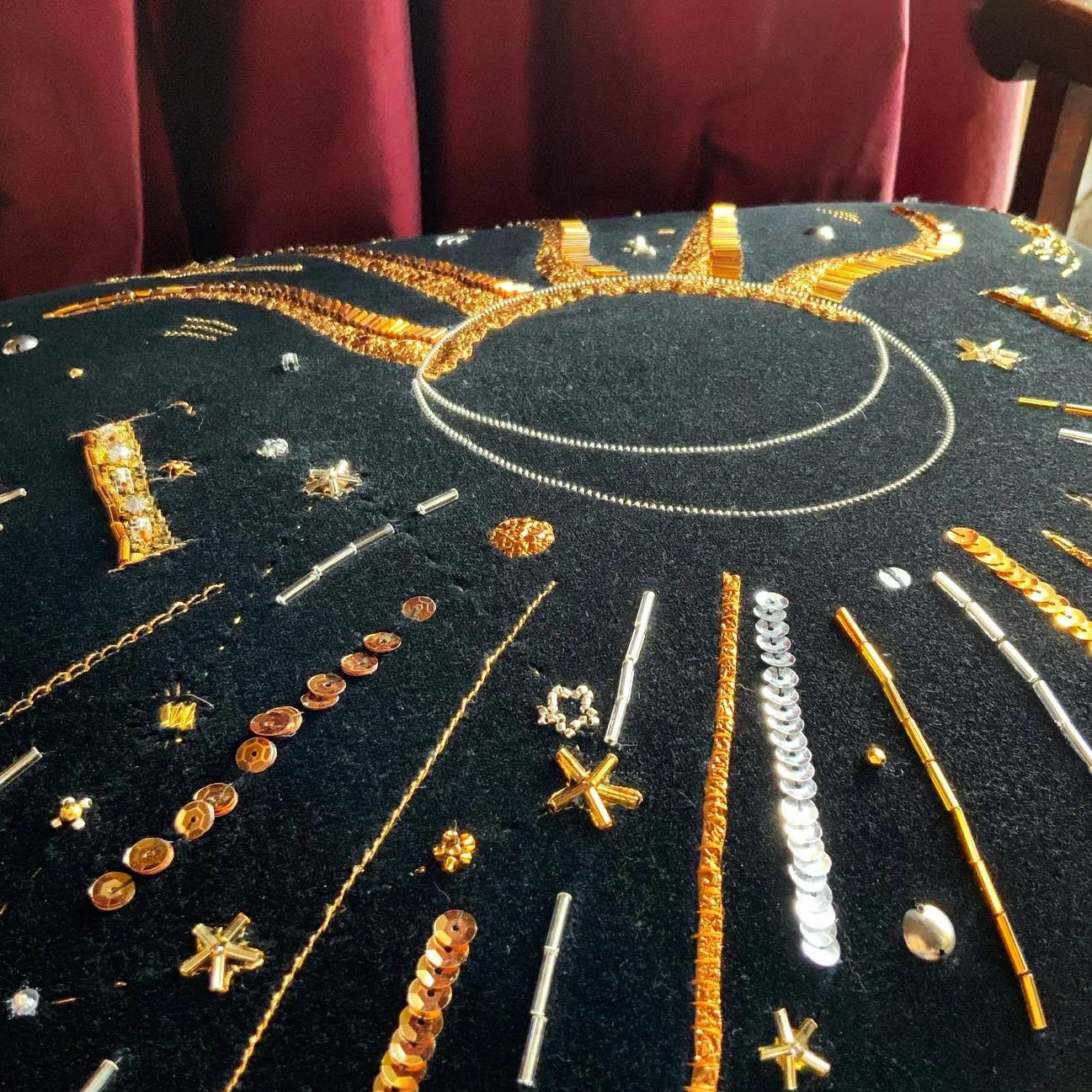 Goldwork stool Slow Hand Melanie Kyles.jpg