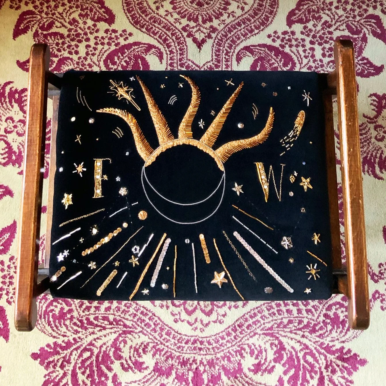 Celestial Piano Stool