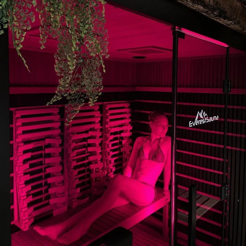 Infrared and red light sauna at Pure Senses, Cromwell