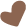 Small brown heart.