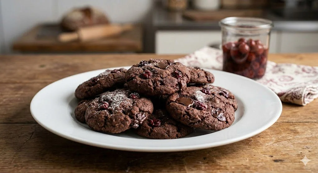 Chocolate Cherry Sourdough Cookies - 1dz