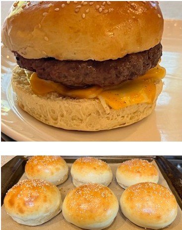 Sourdough Hamburger Buns