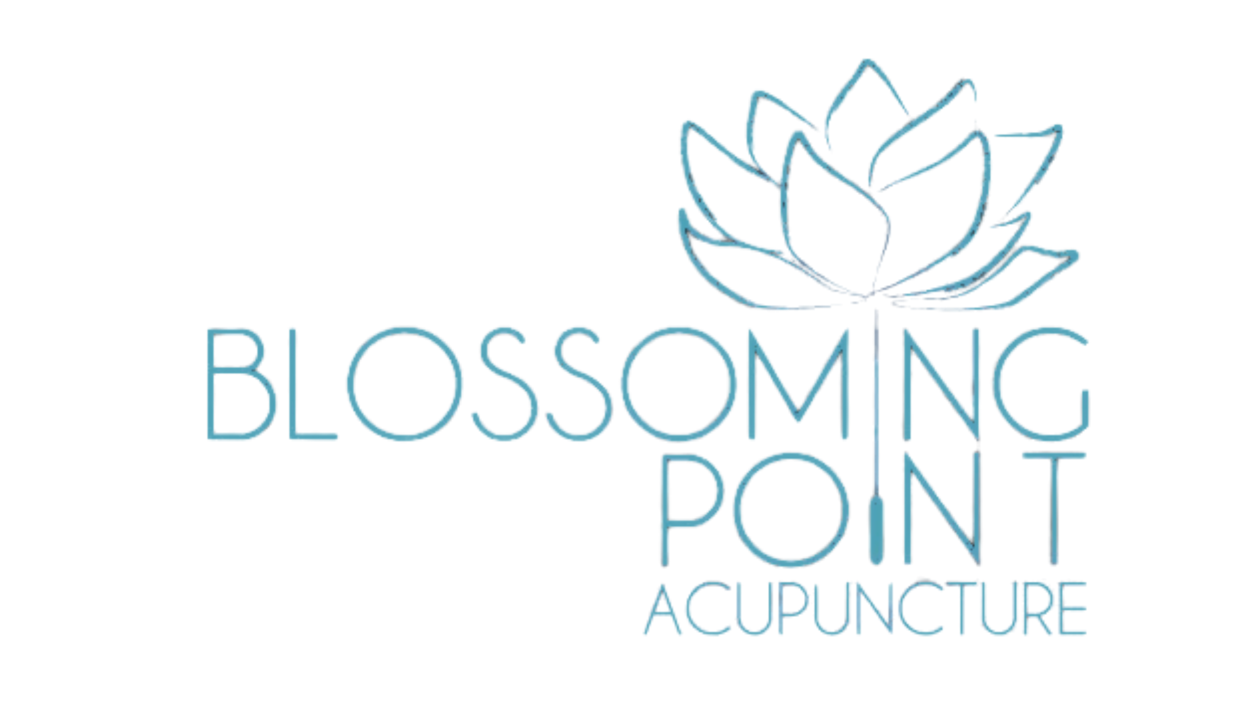 A neon sign with a lotus flower image and the words 'BLOSSOM & POUR' included, promoting an aperitif.