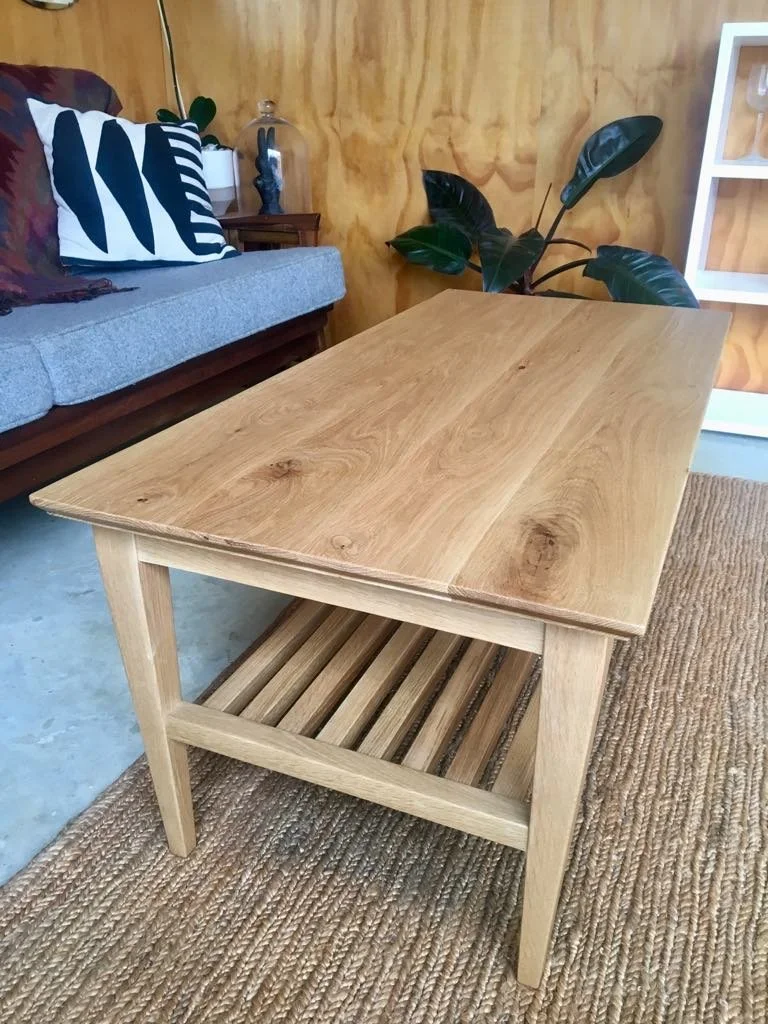 Solid Oak Coffee Table / Kūaotunu, 2018.
