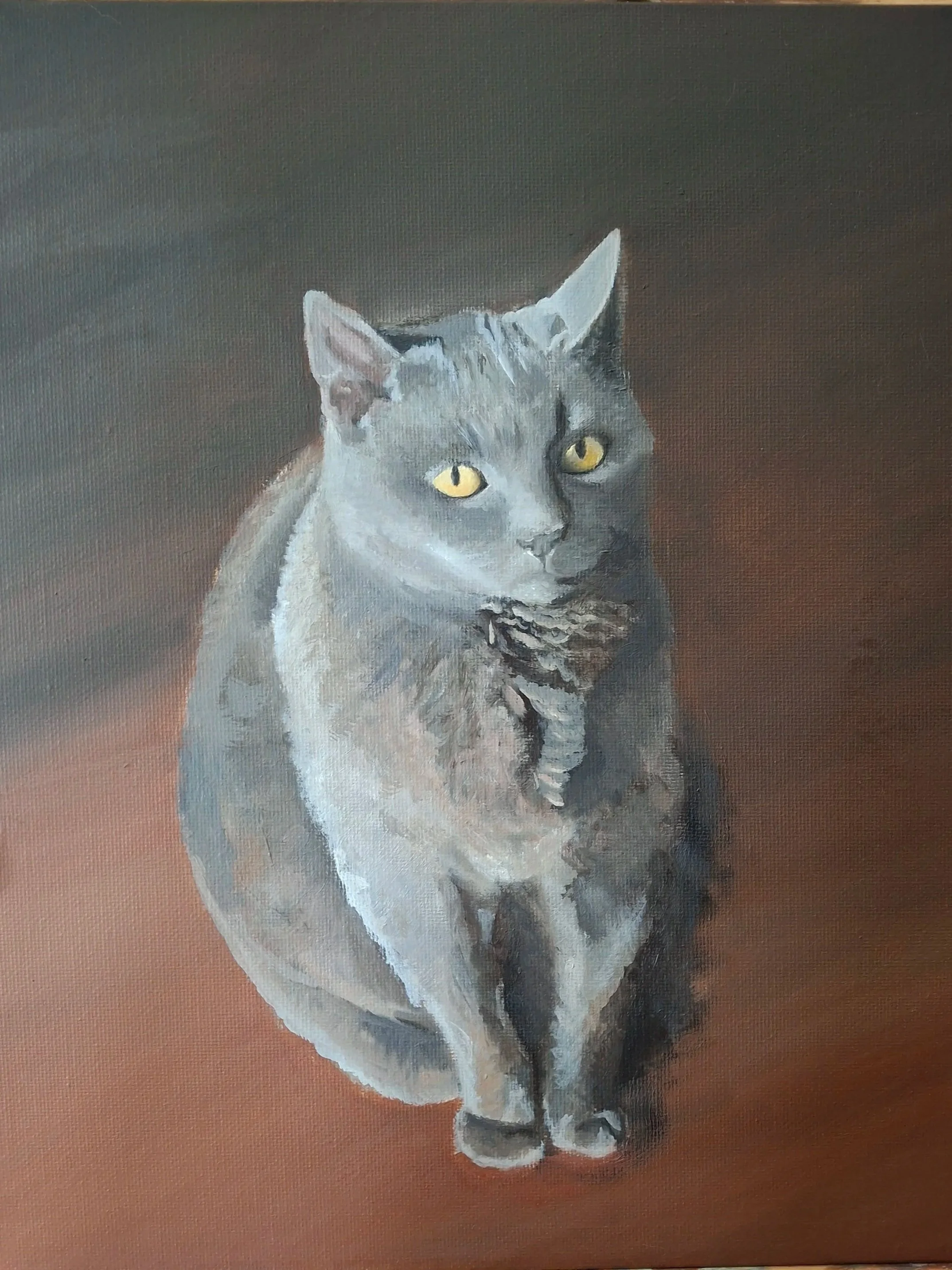2025 oil on board (A4)