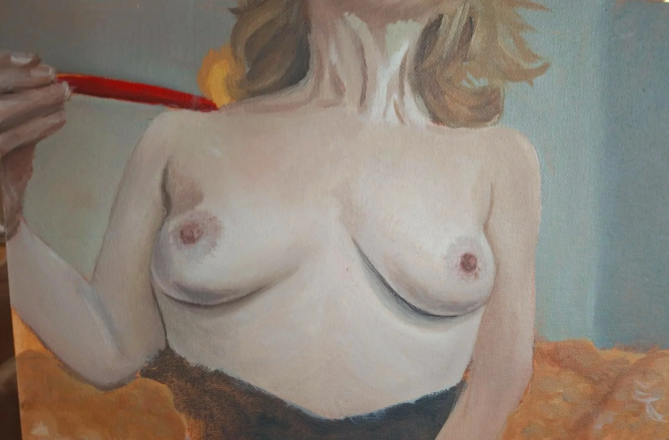 2026 oil on paper