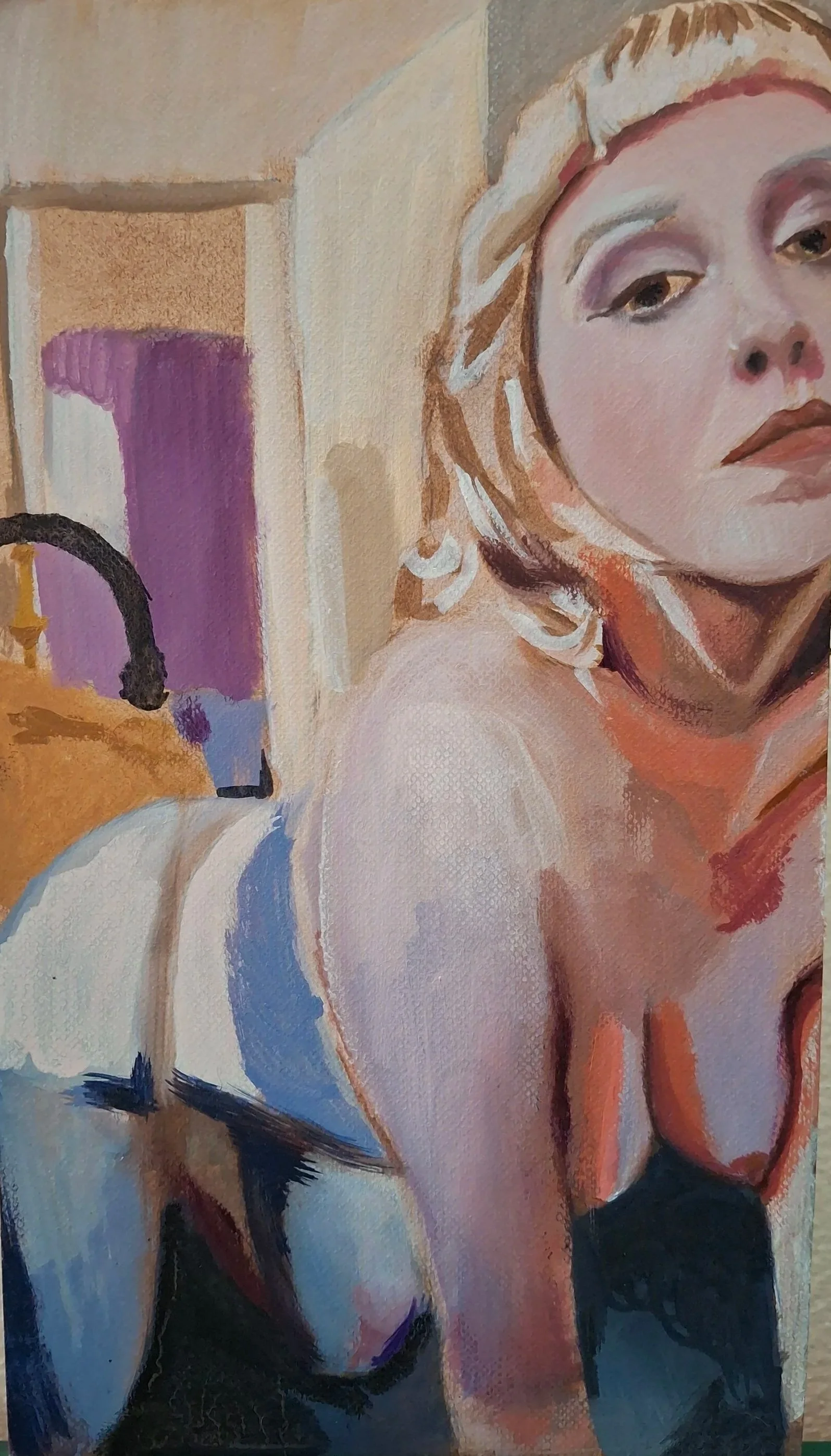 2025 oil on paper (a5)