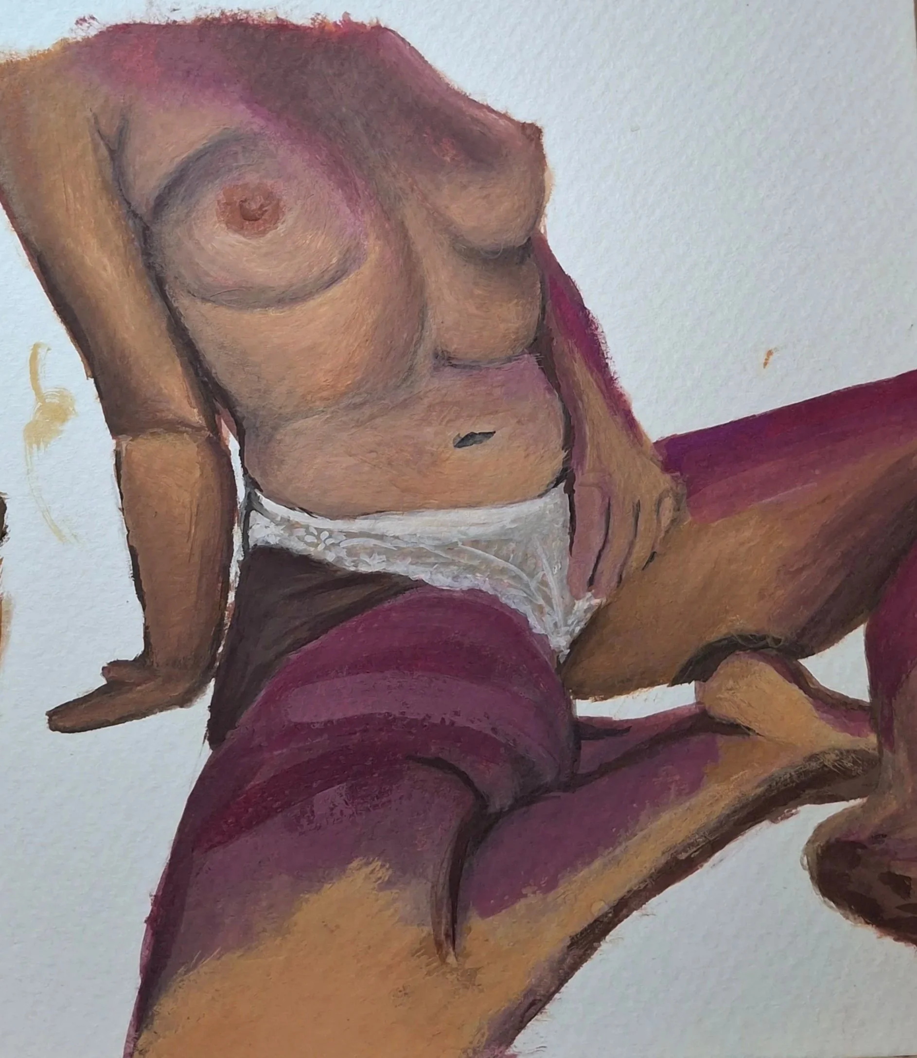 2024 gouache on paper