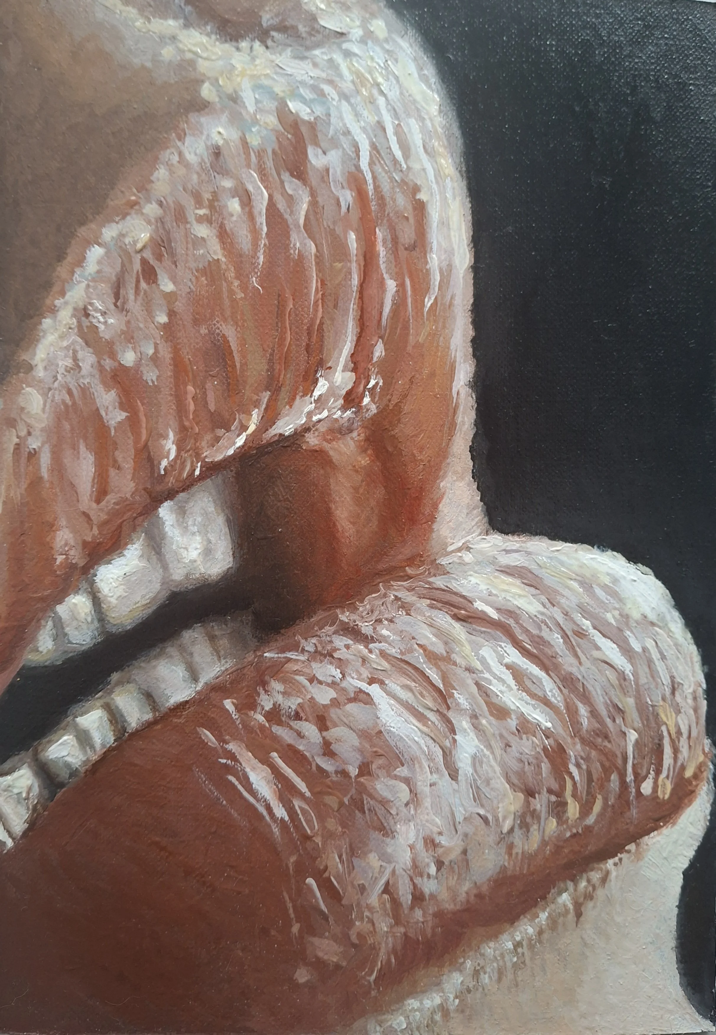 The Perpetual Want - 2026, oil on paper