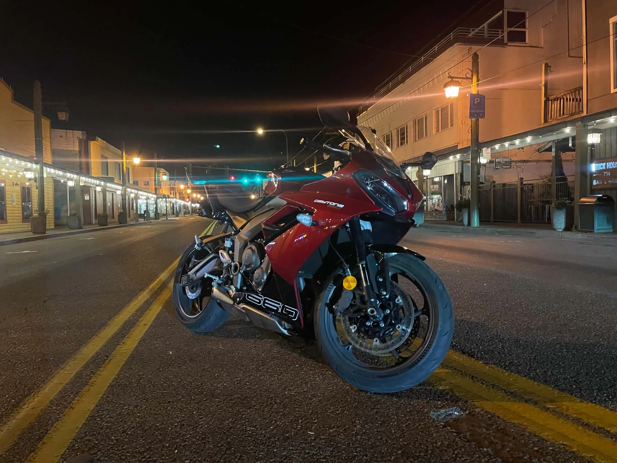 A red Ducati motorcycle after having diagnostic and repair services performed at DFD Cycles in Kitsap County Washinton. The most local motorcycle shop in Kitsap County.