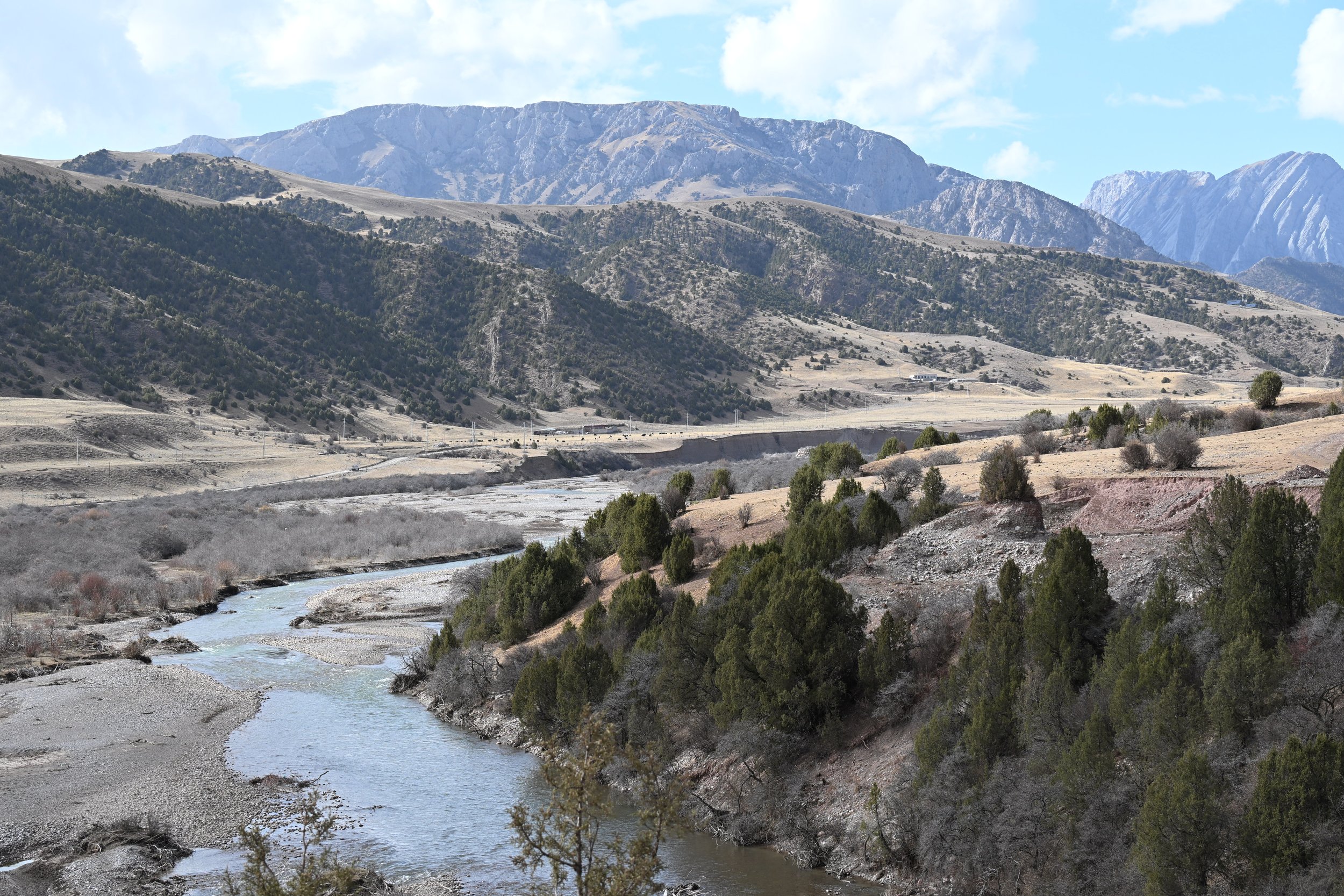 The source of the Yangtze River (Chang Jiang) in Yushu, Sanjiangyuan.