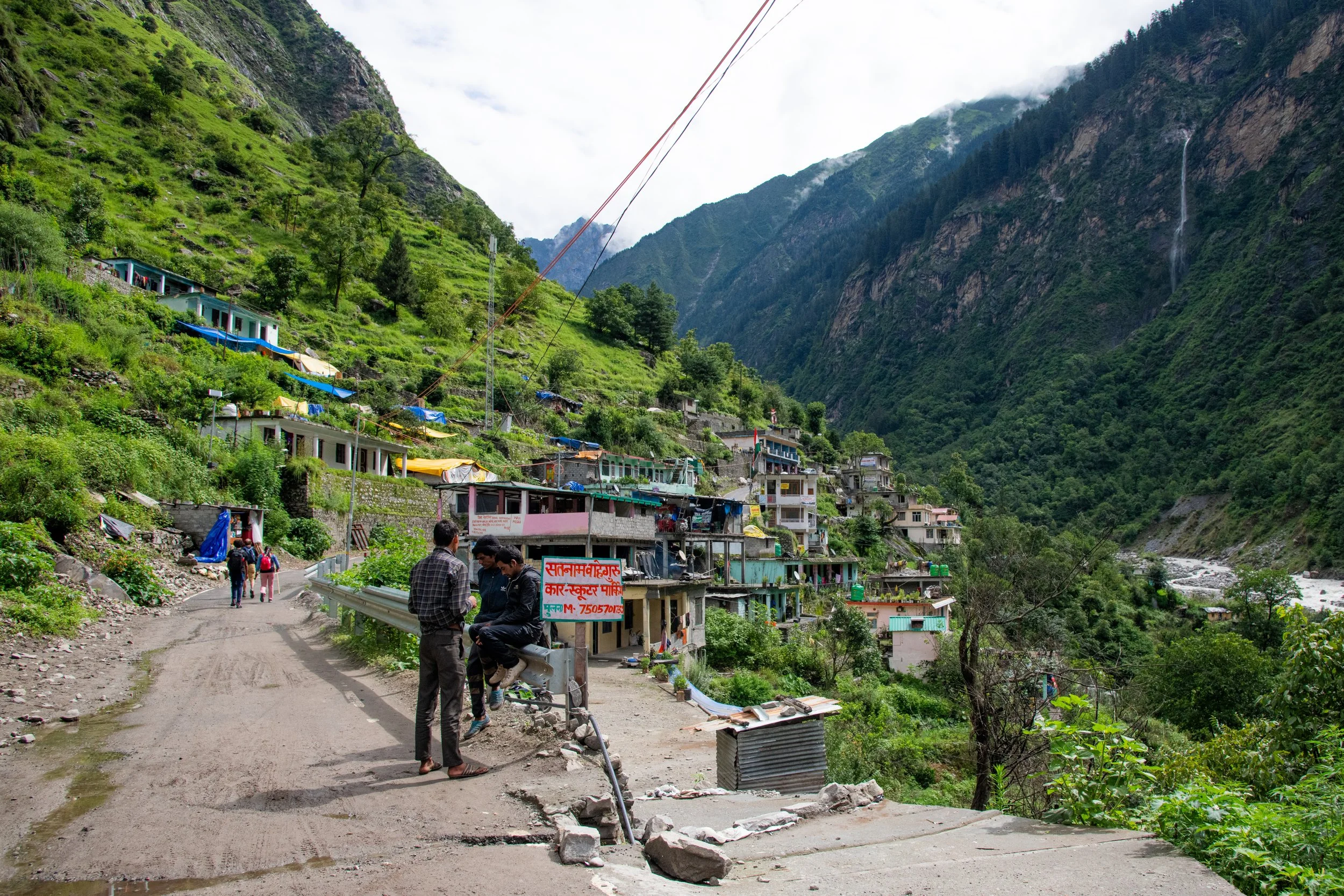 Begin the 12 km trek to the Valley of Flowers