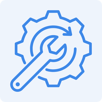 New HVAC installation service icon