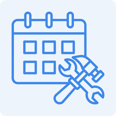 Preventive maintenance service icon