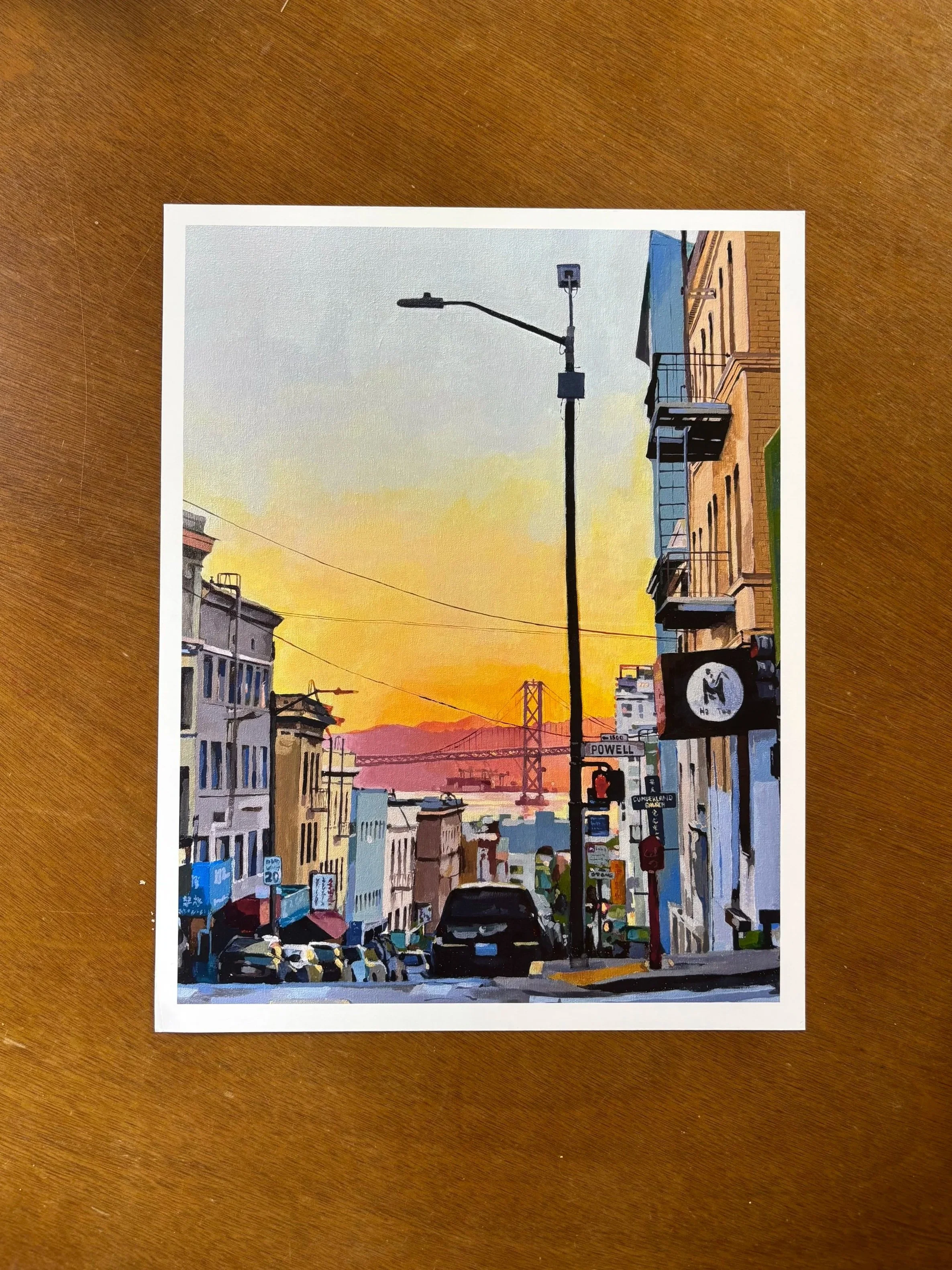 "Morning View From Powell" 11x14 Print