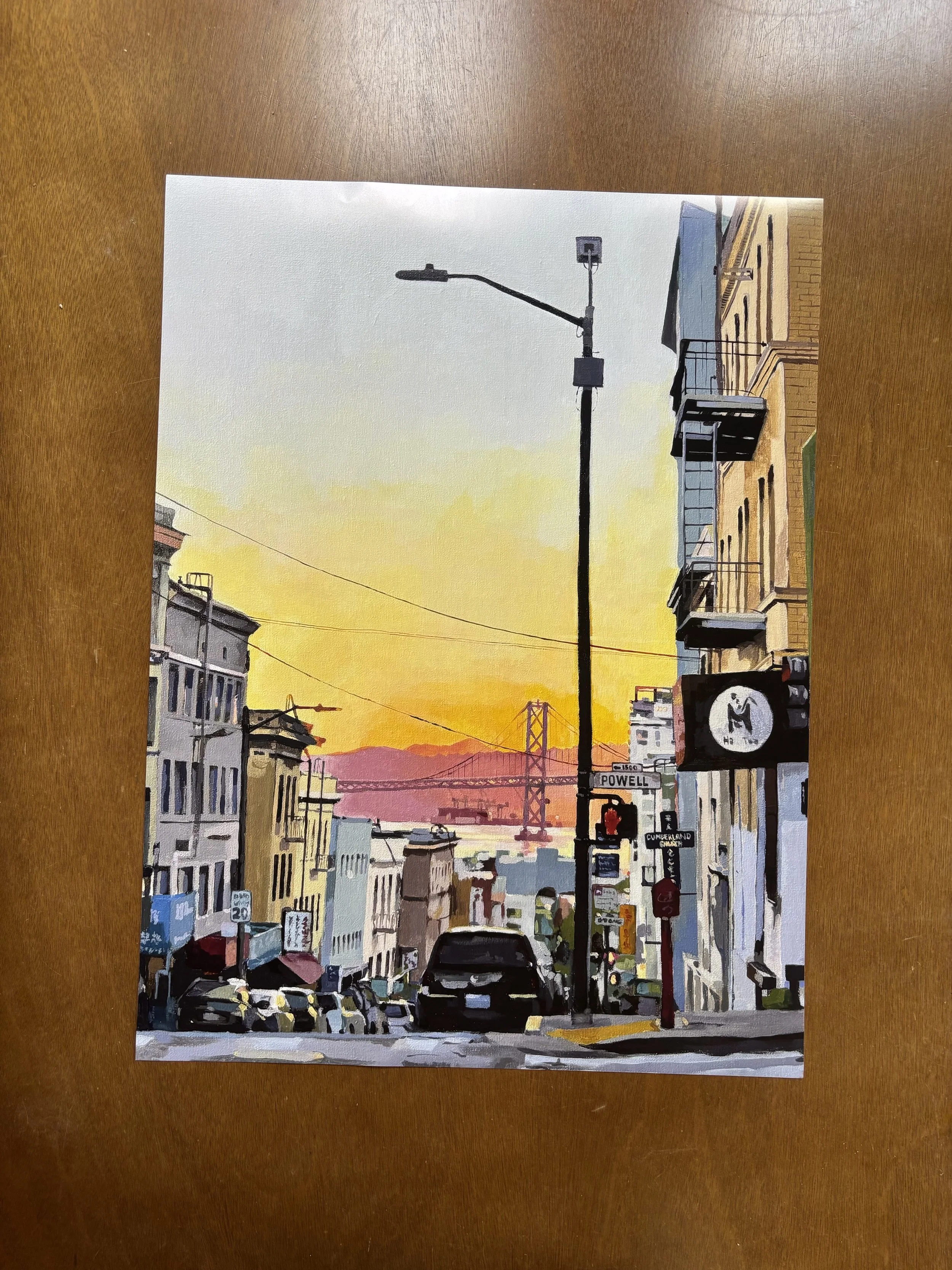 "Morning Views From Powell" 18x24 Poster