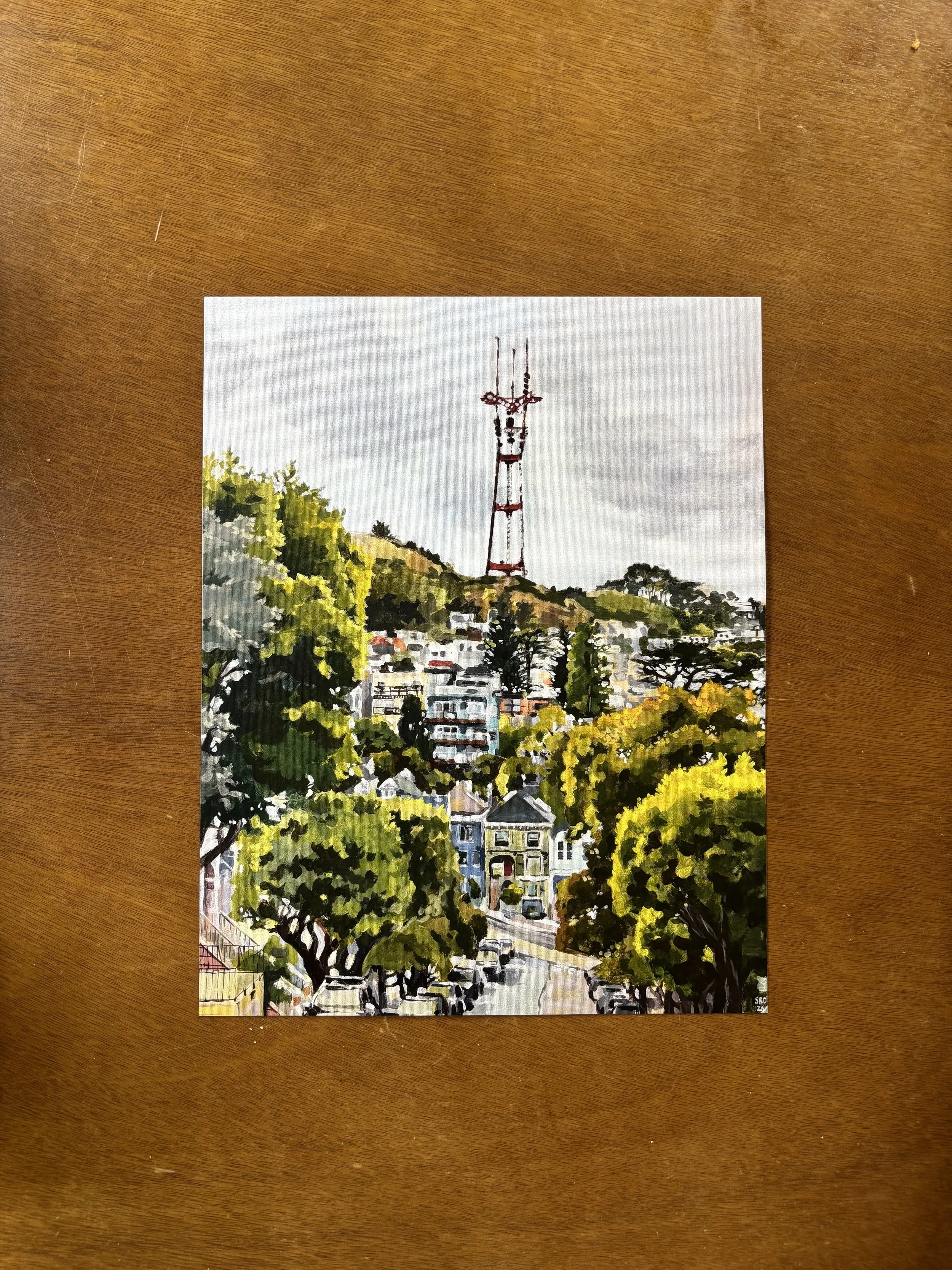 "Sutro Tower" 11x14 Print