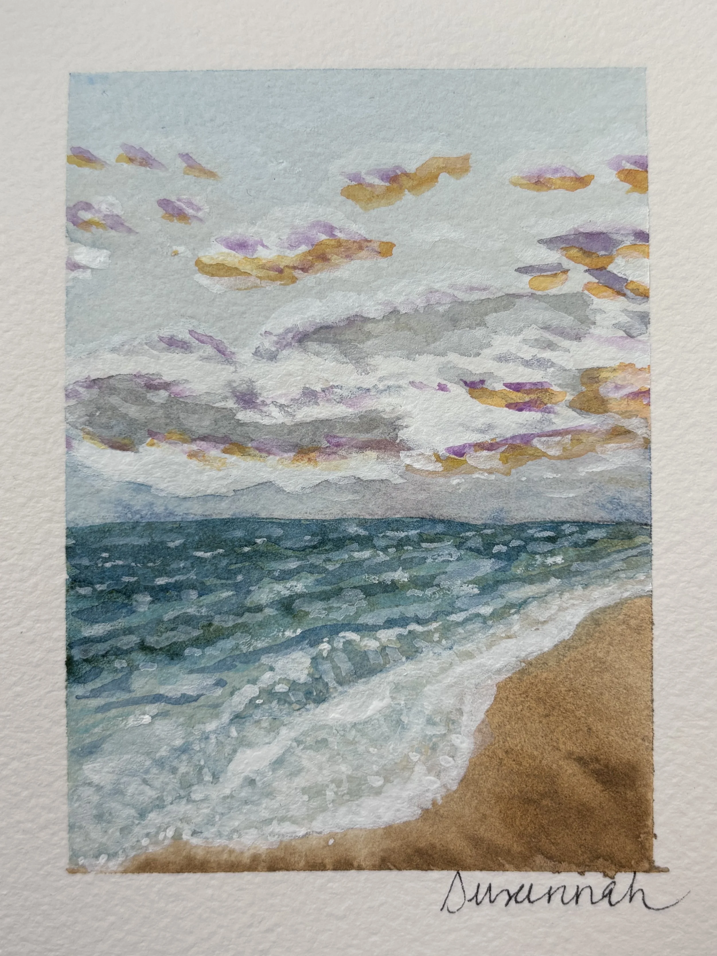Serene Sea - 4x5,  $125,  Sold