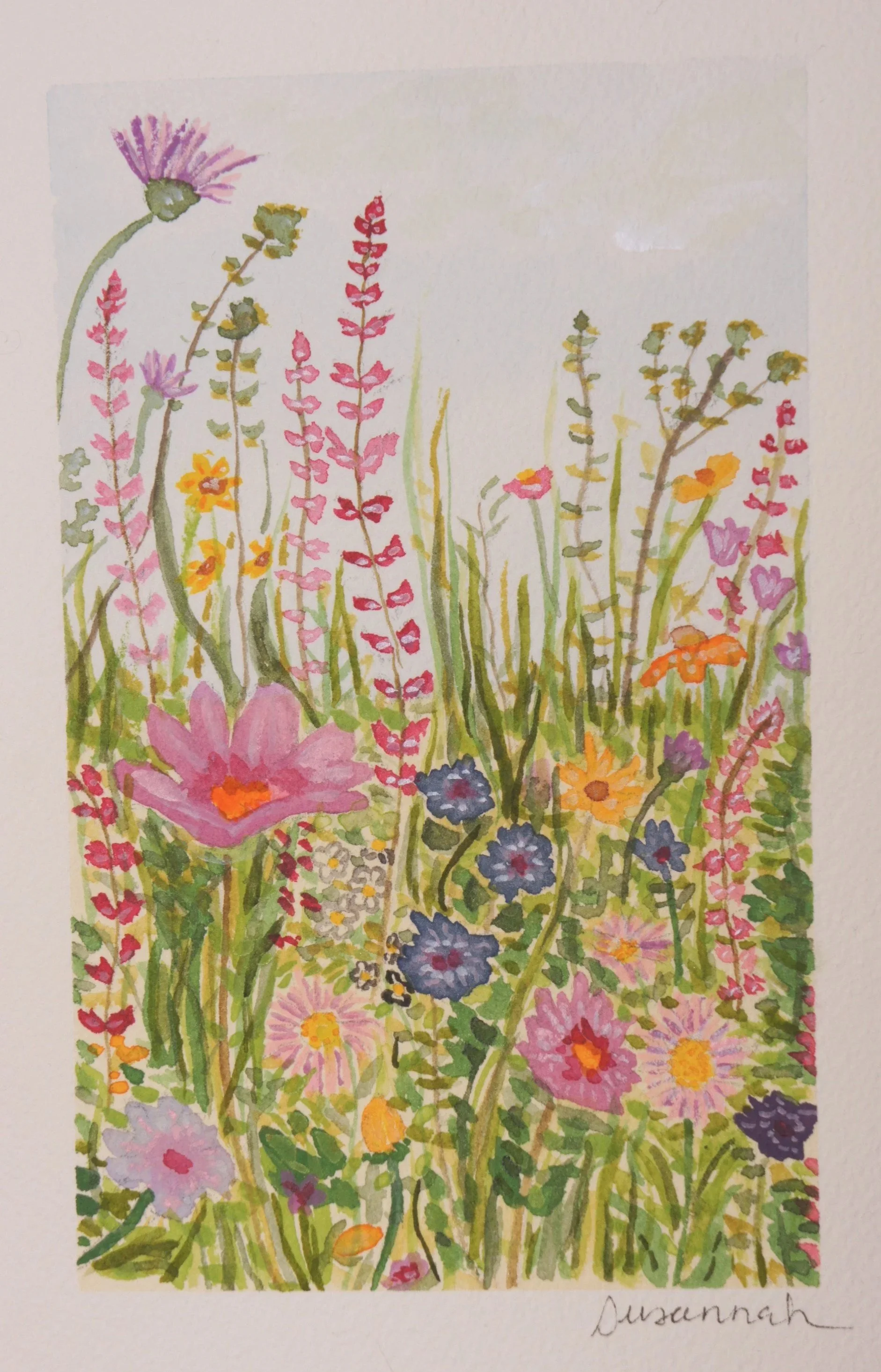 Wildflowers #1 - 5x8,  $150,  Available
