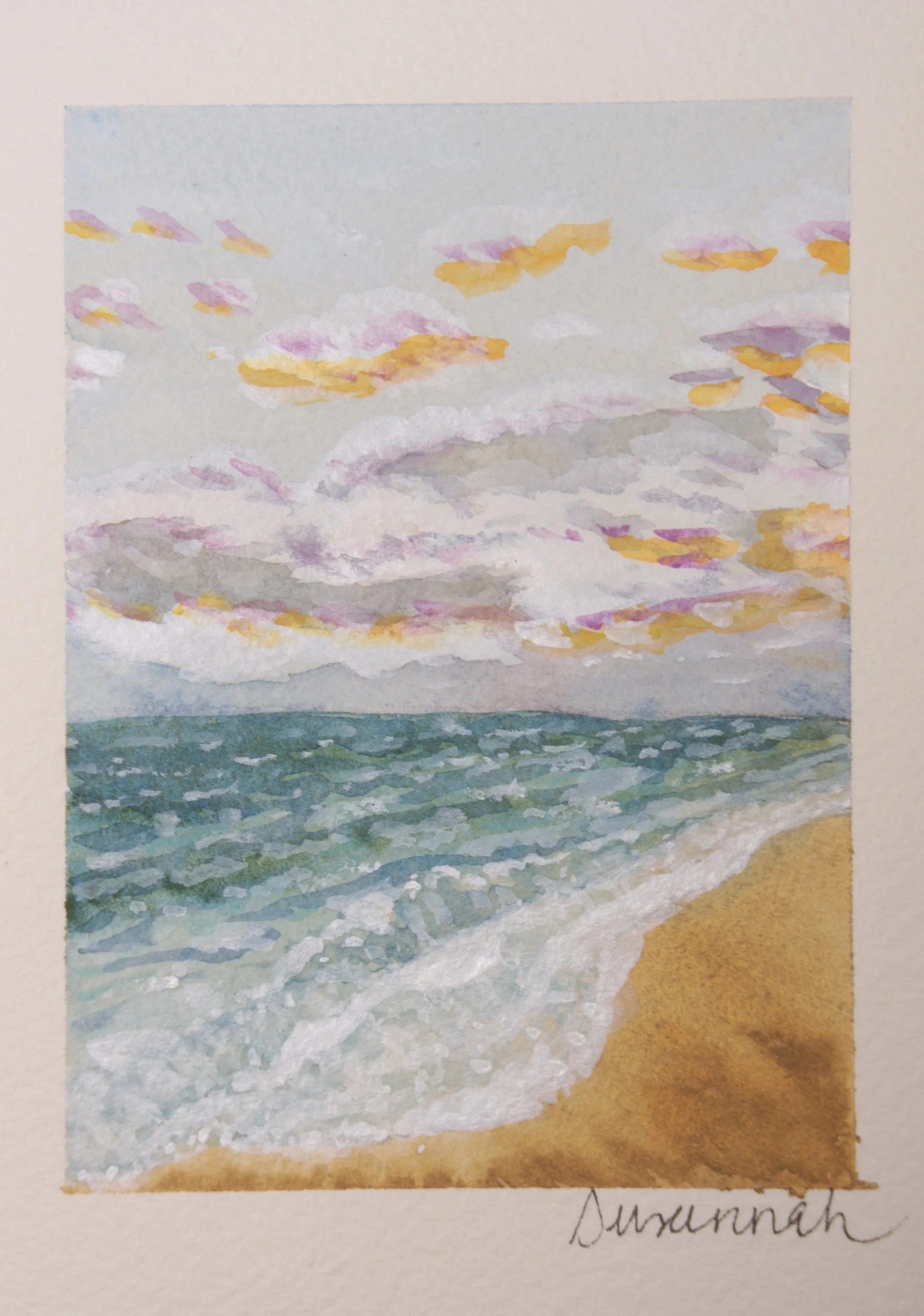 Serene Sea - 4x5,  $125,  Available