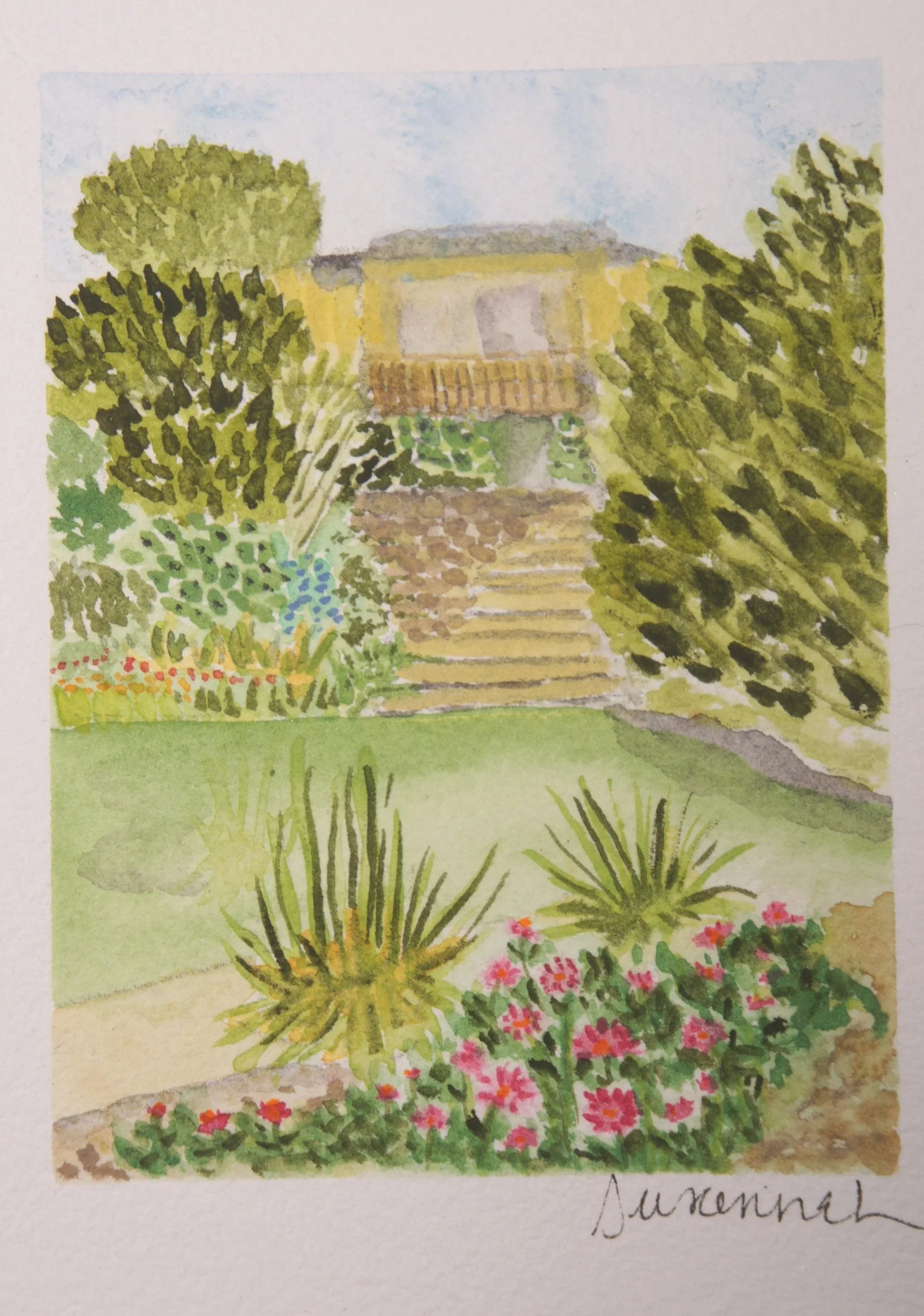 Secret Marfa Garden - 4x5,  $125,  Available