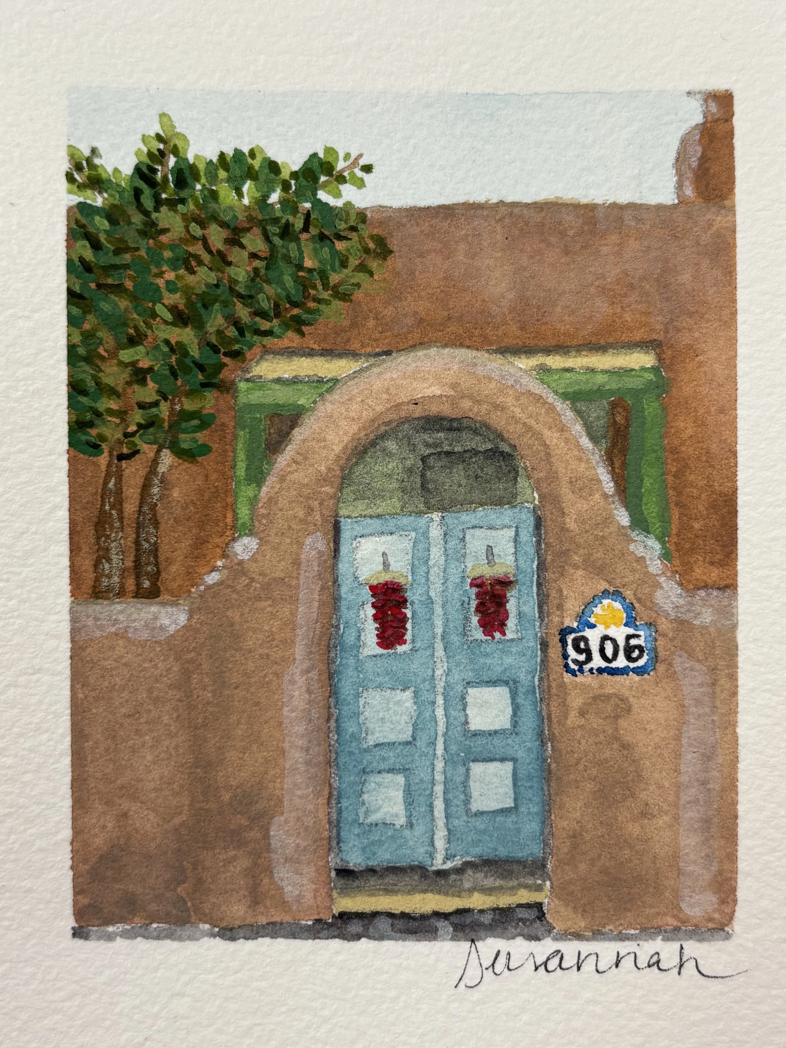 Canyon Road Gate - 4x5,  $125,  Available