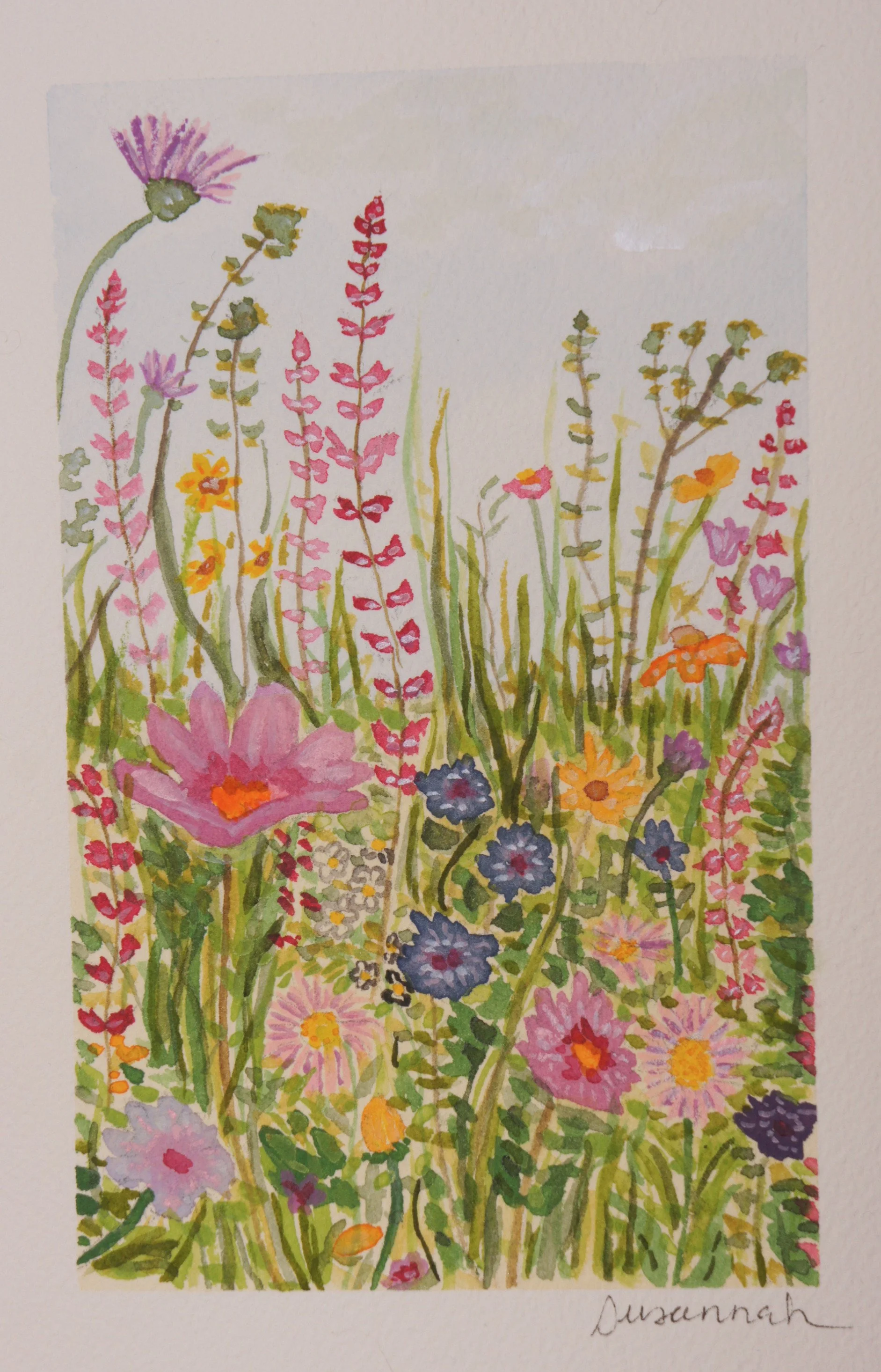 Wildflowers #1 - 5x8,  $150,  Available