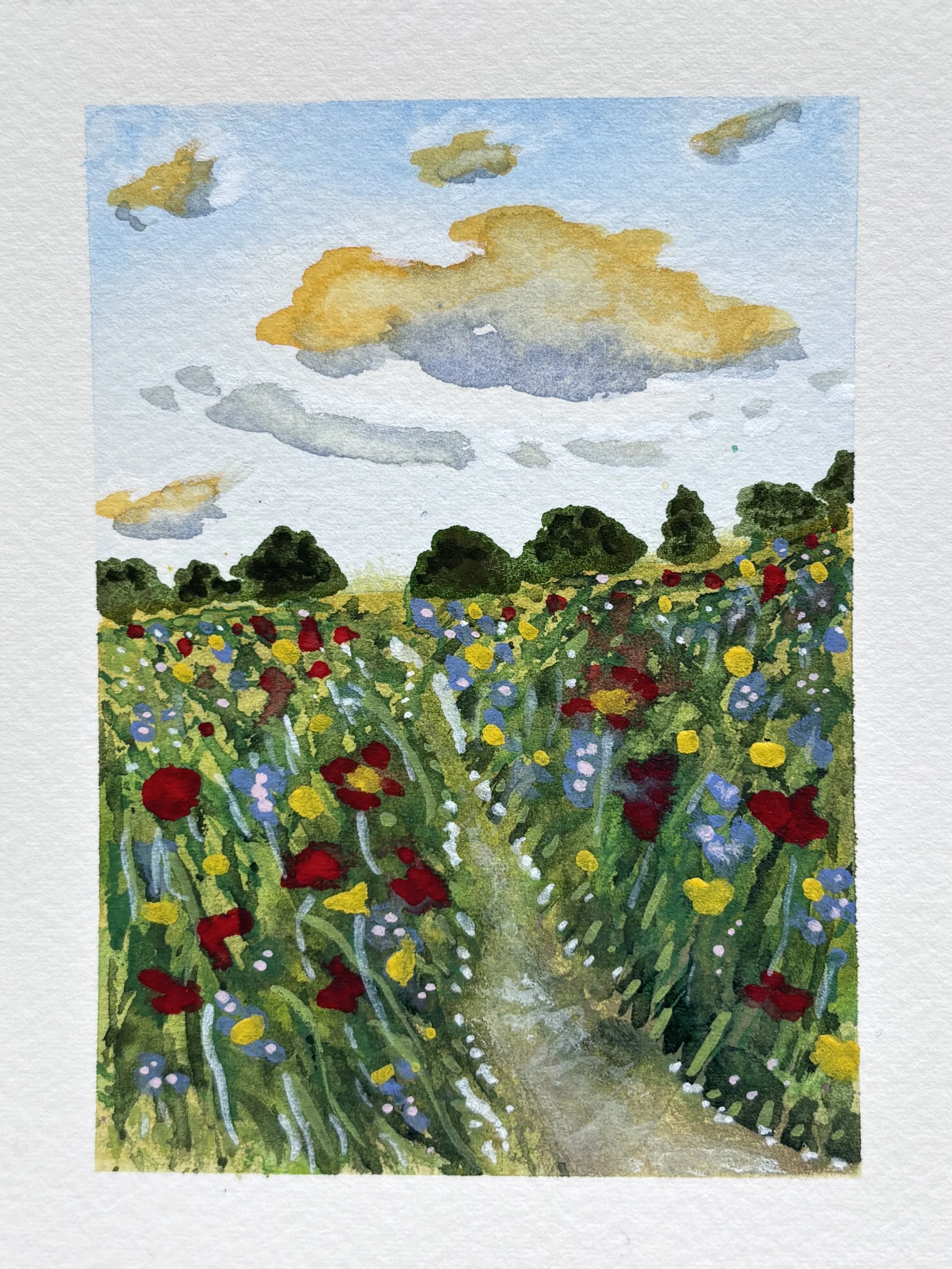 Kentucky Meadow - 4x5,  $125,  Sold